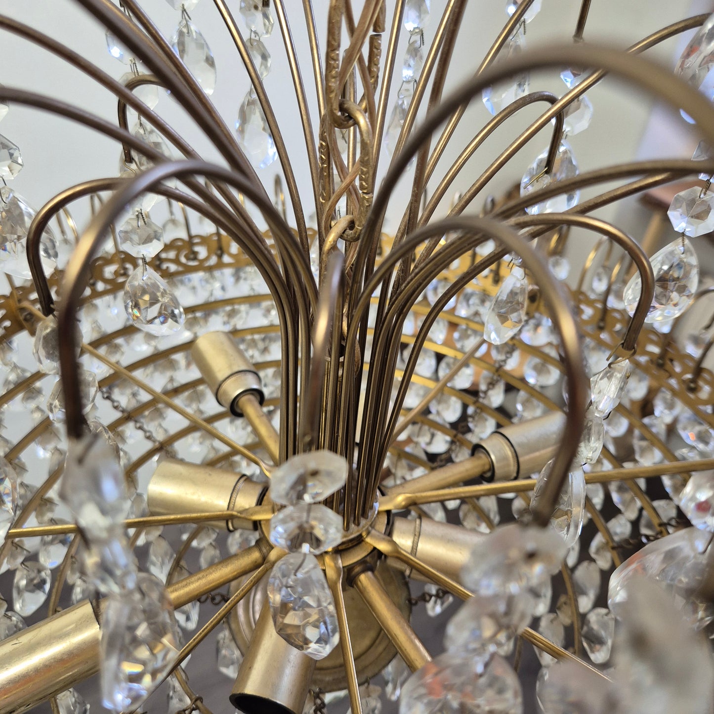 Vintage Turun kristalli Crystal Chandelier