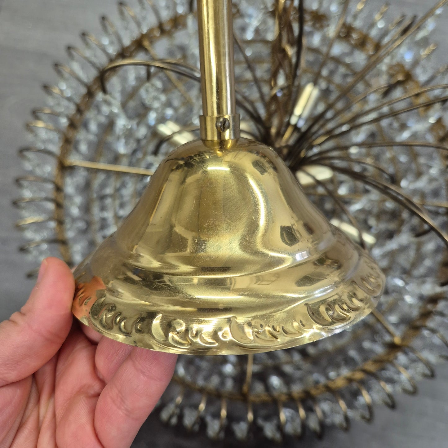 Vintage Turun kristalli Crystal Chandelier