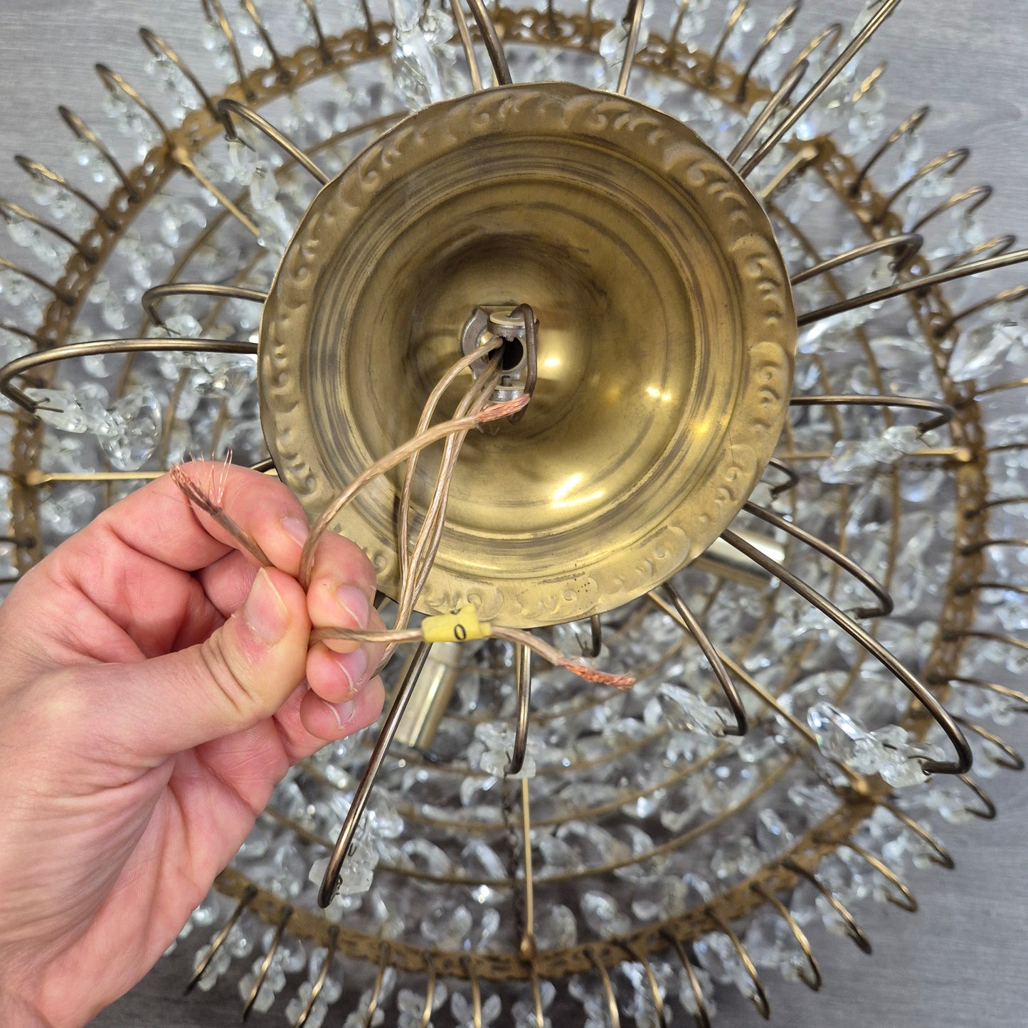 Vintage Turun kristalli Crystal Chandelier