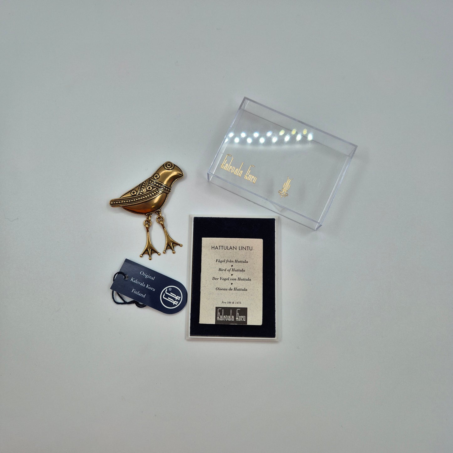 Kalevala Koru Hattulan Lintu Brooch, Approx. 7 cm