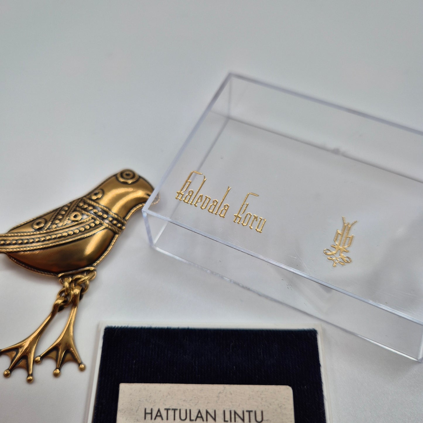 Kalevala Koru Hattulan Lintu Brooch, Approx. 7 cm