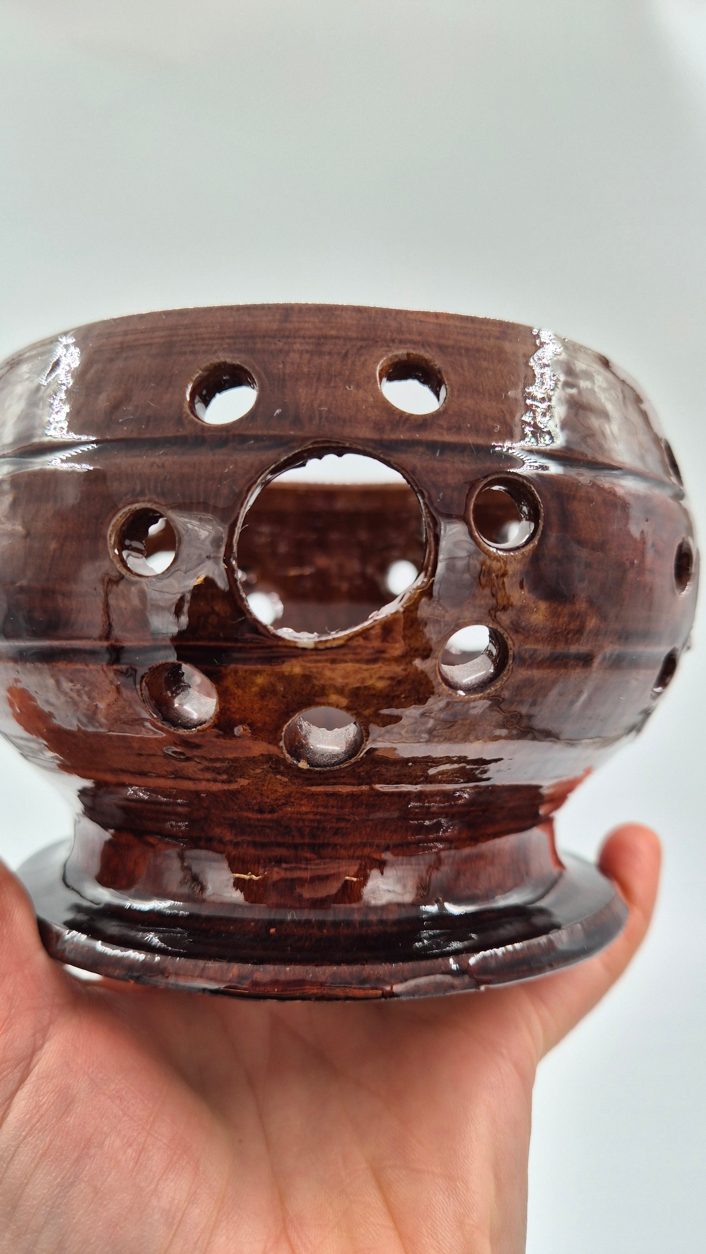 Vintage Beldjuskin Clay Pot – Handcrafted Rustic Ceramic Vessel