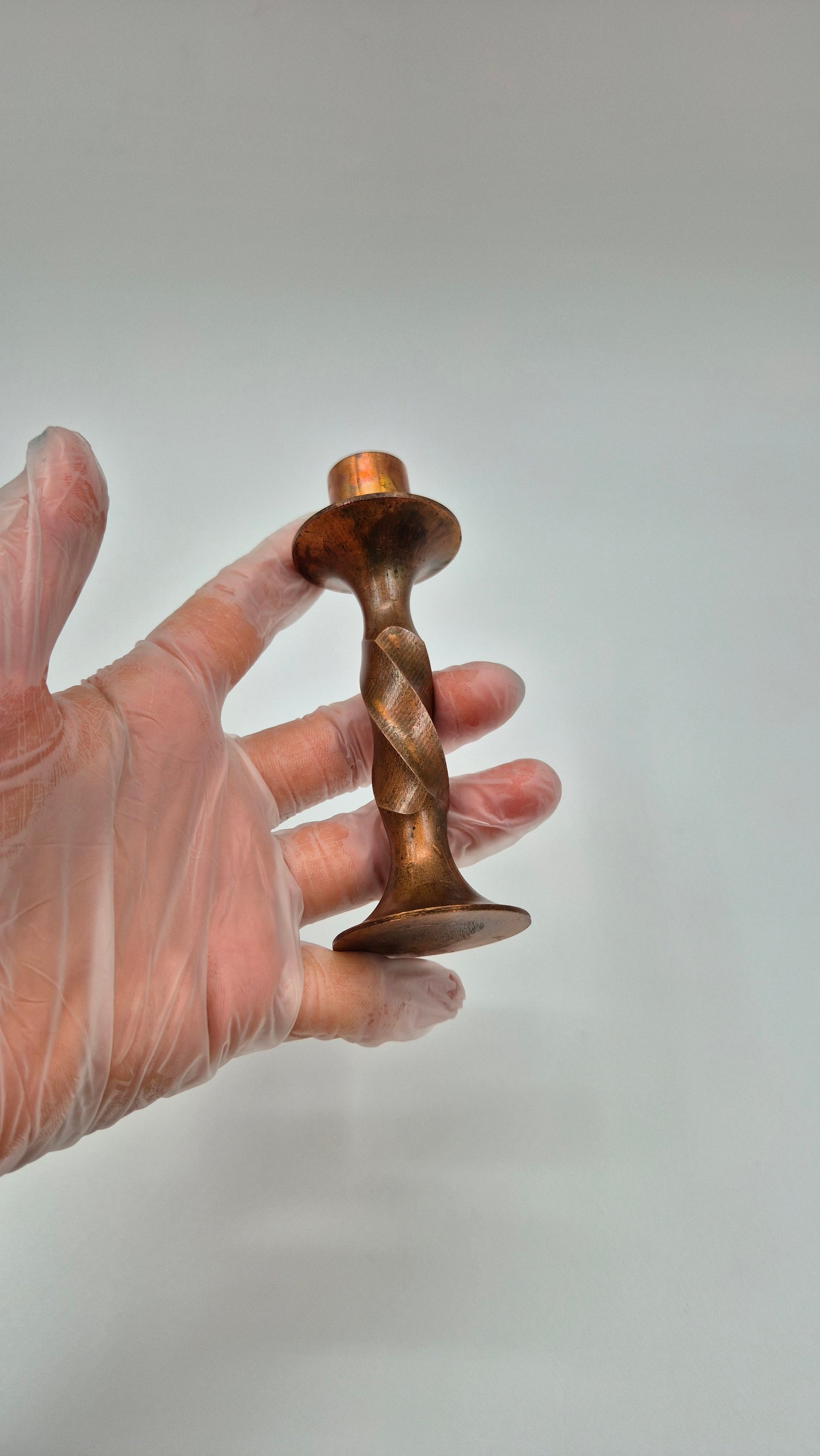 Vintage Brass Candle Holders (Set of 2)