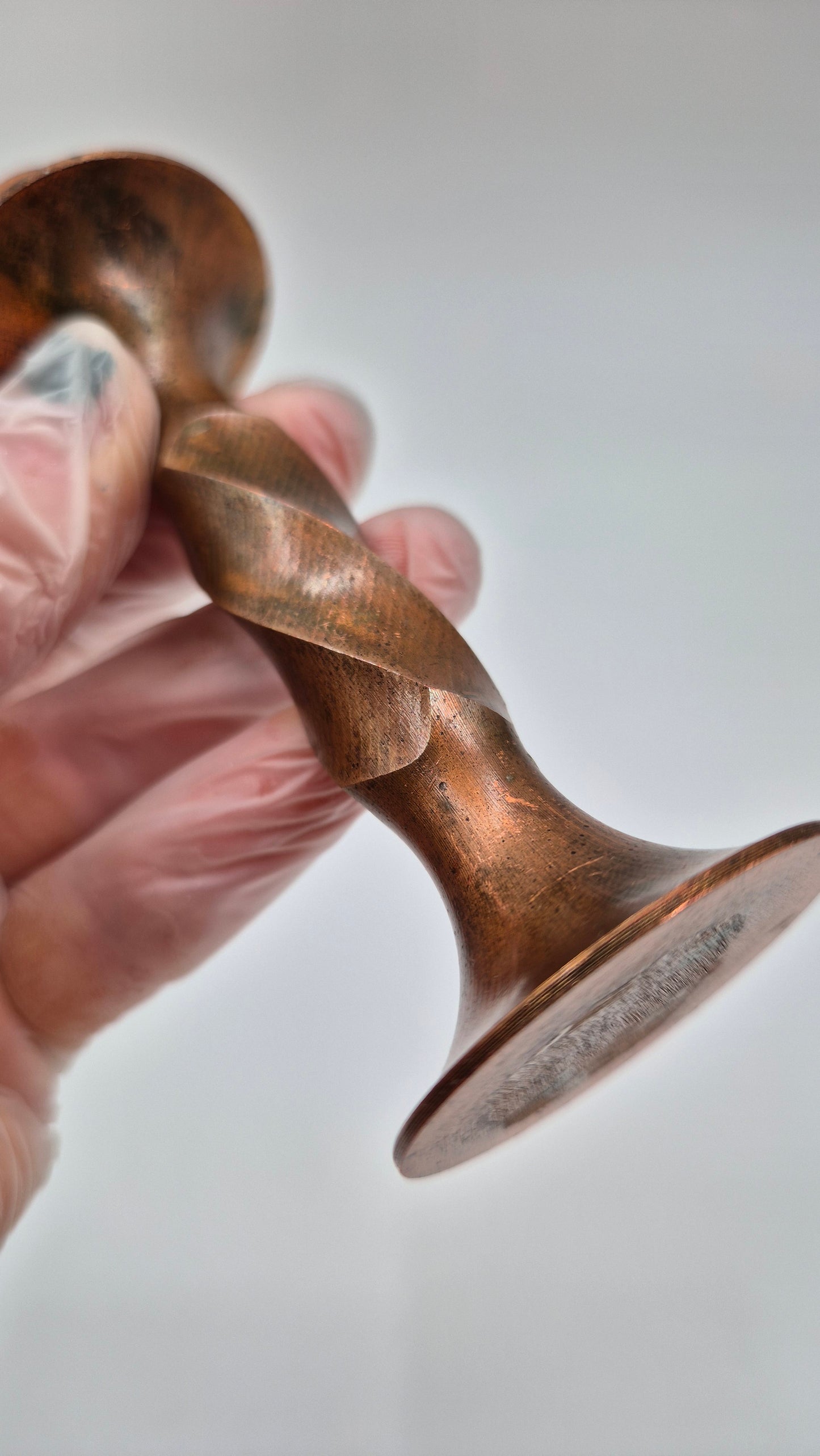 Vintage Brass Candle Holders (Set of 2)