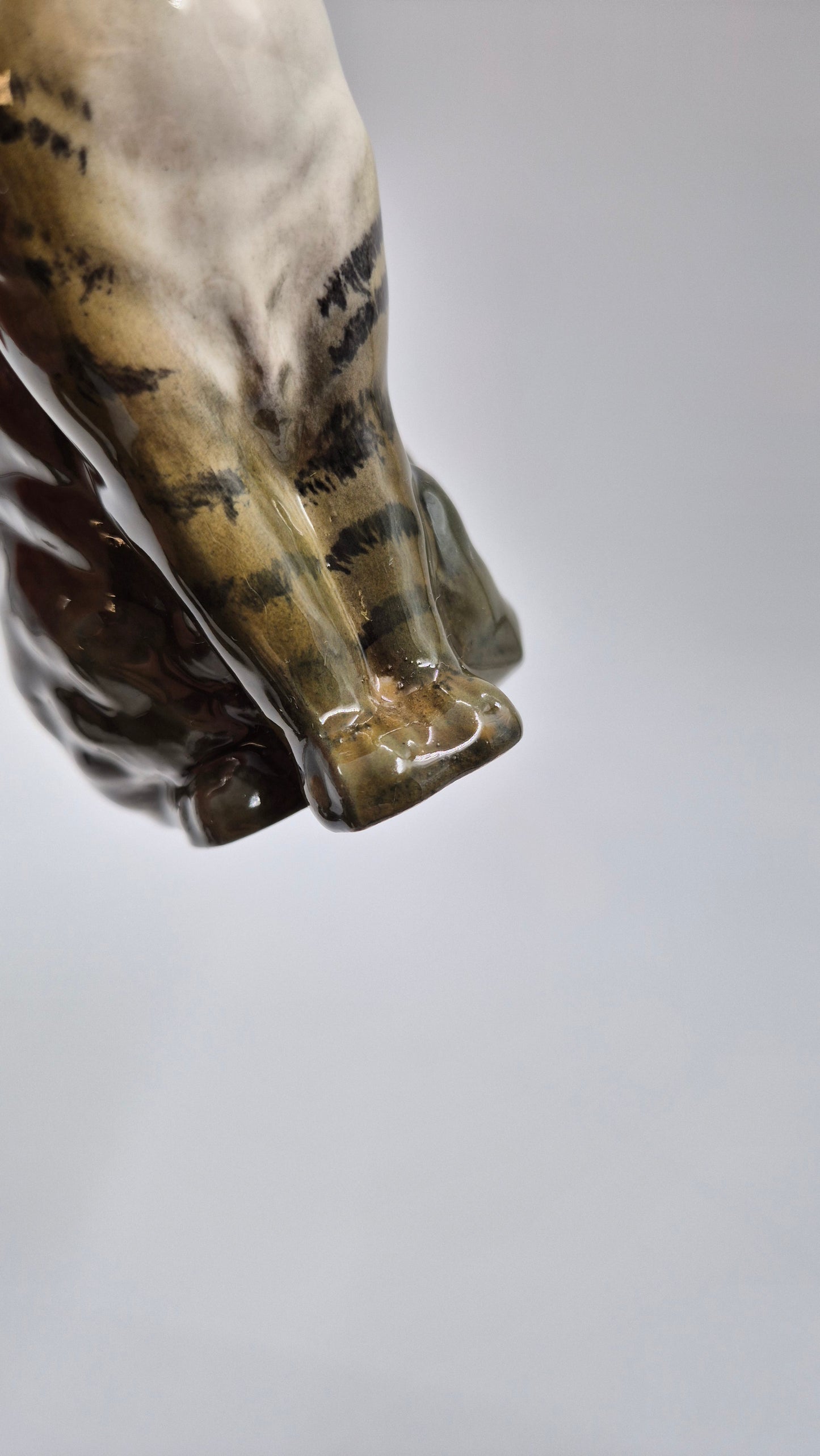 Figurine de chat Beswick vintage – Céramique peinte à la main