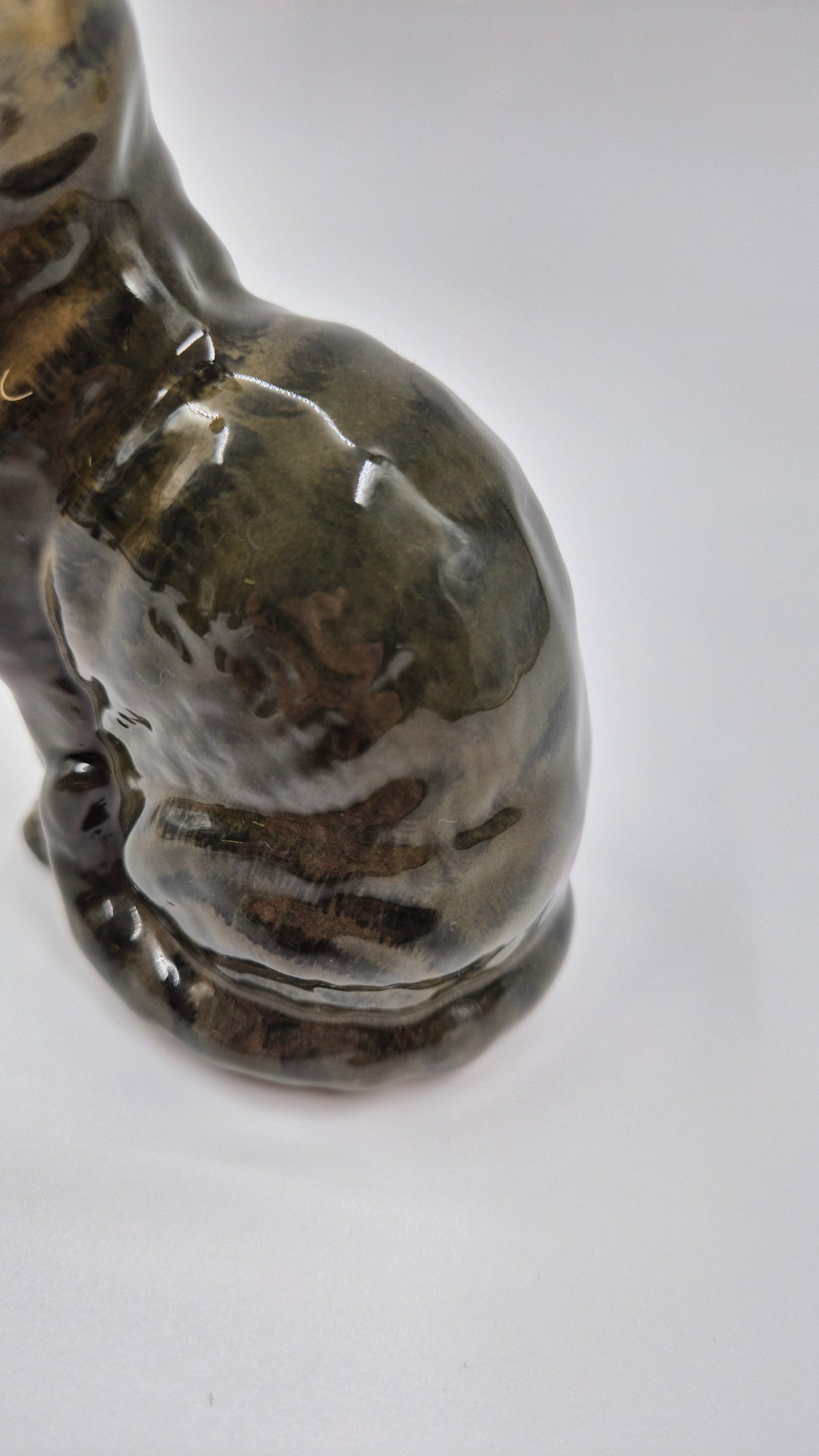 Figurine de chat Beswick vintage – Céramique peinte à la main