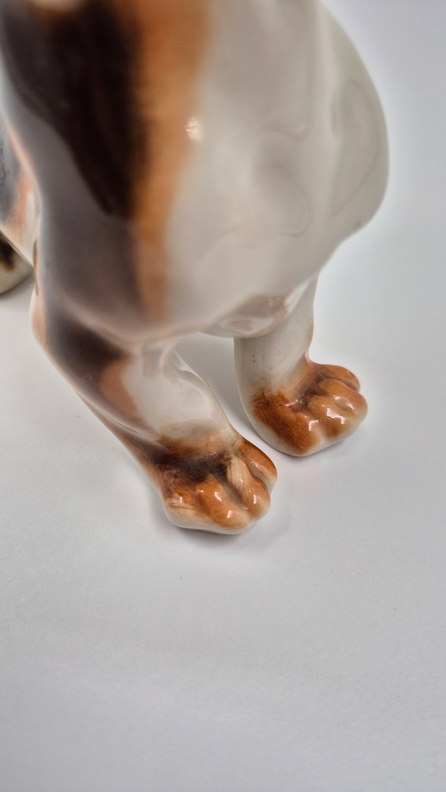 Vintage Lomonosov Dachshund Figurine