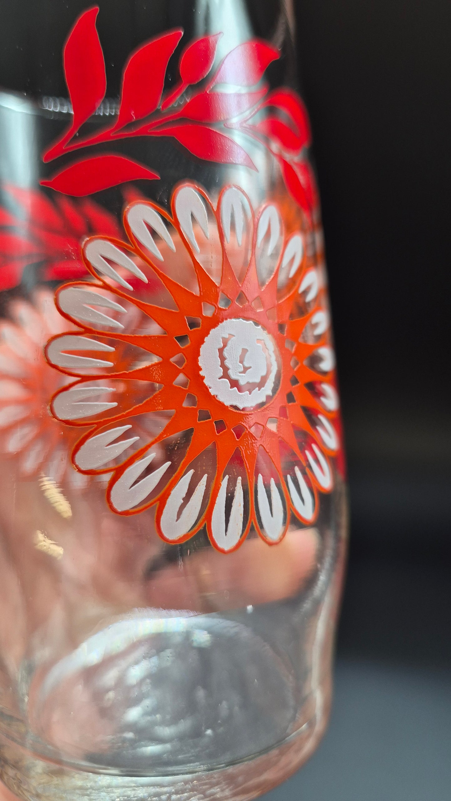 Verre à boire rétro