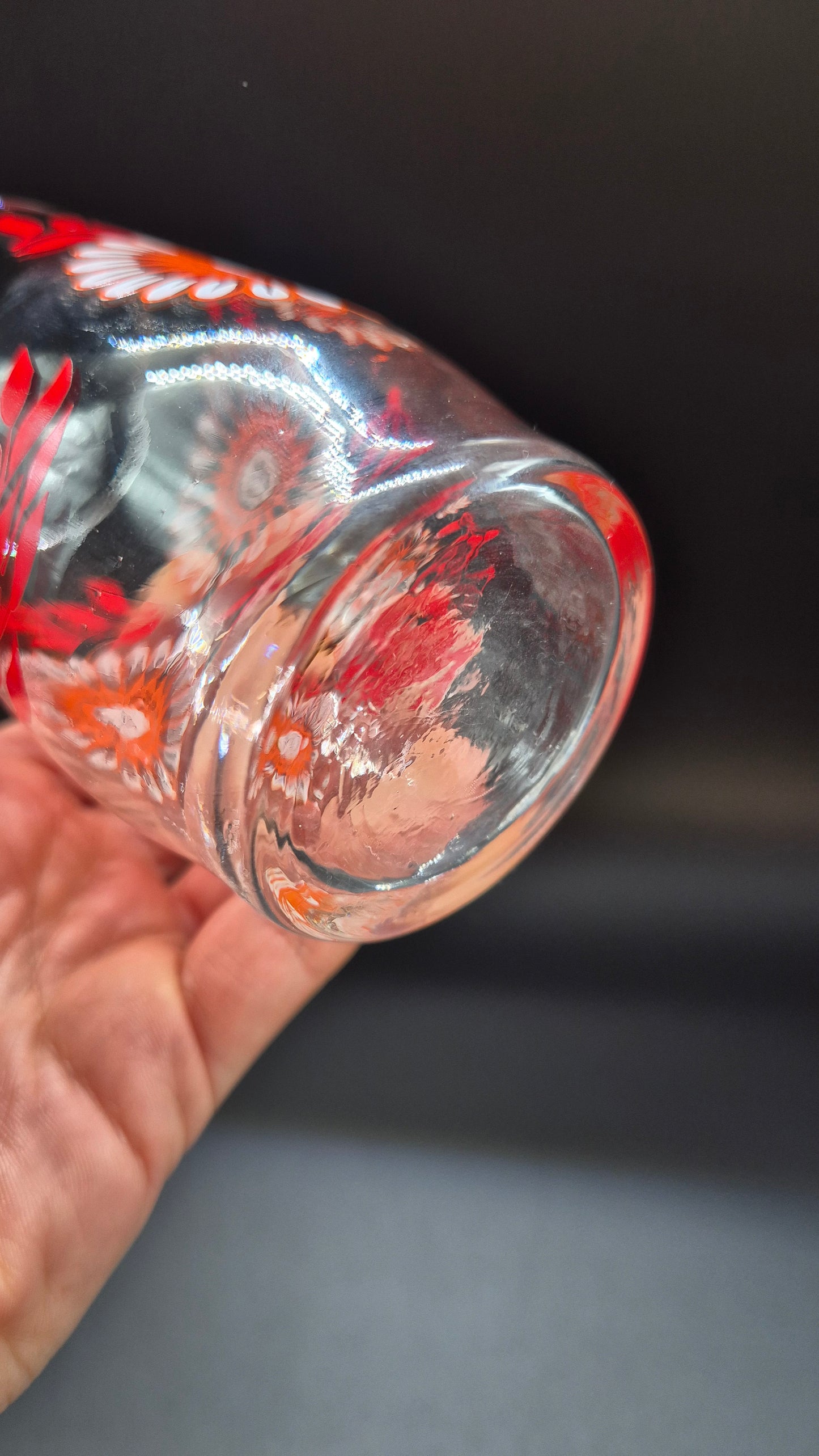 Verre à boire rétro