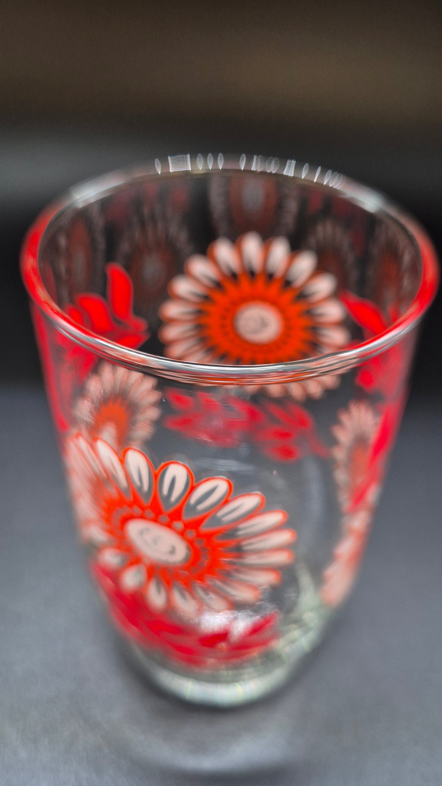 Verre à boire rétro