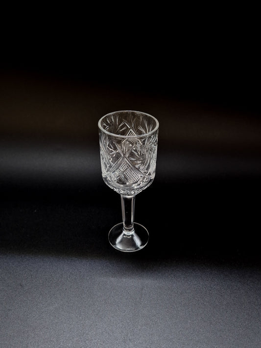 Ensemble de 6 gobelets en cristal