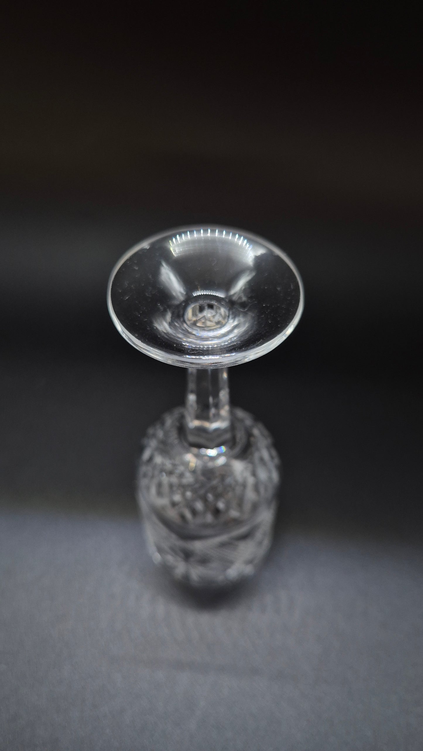 Set van 6 kristallen bekers