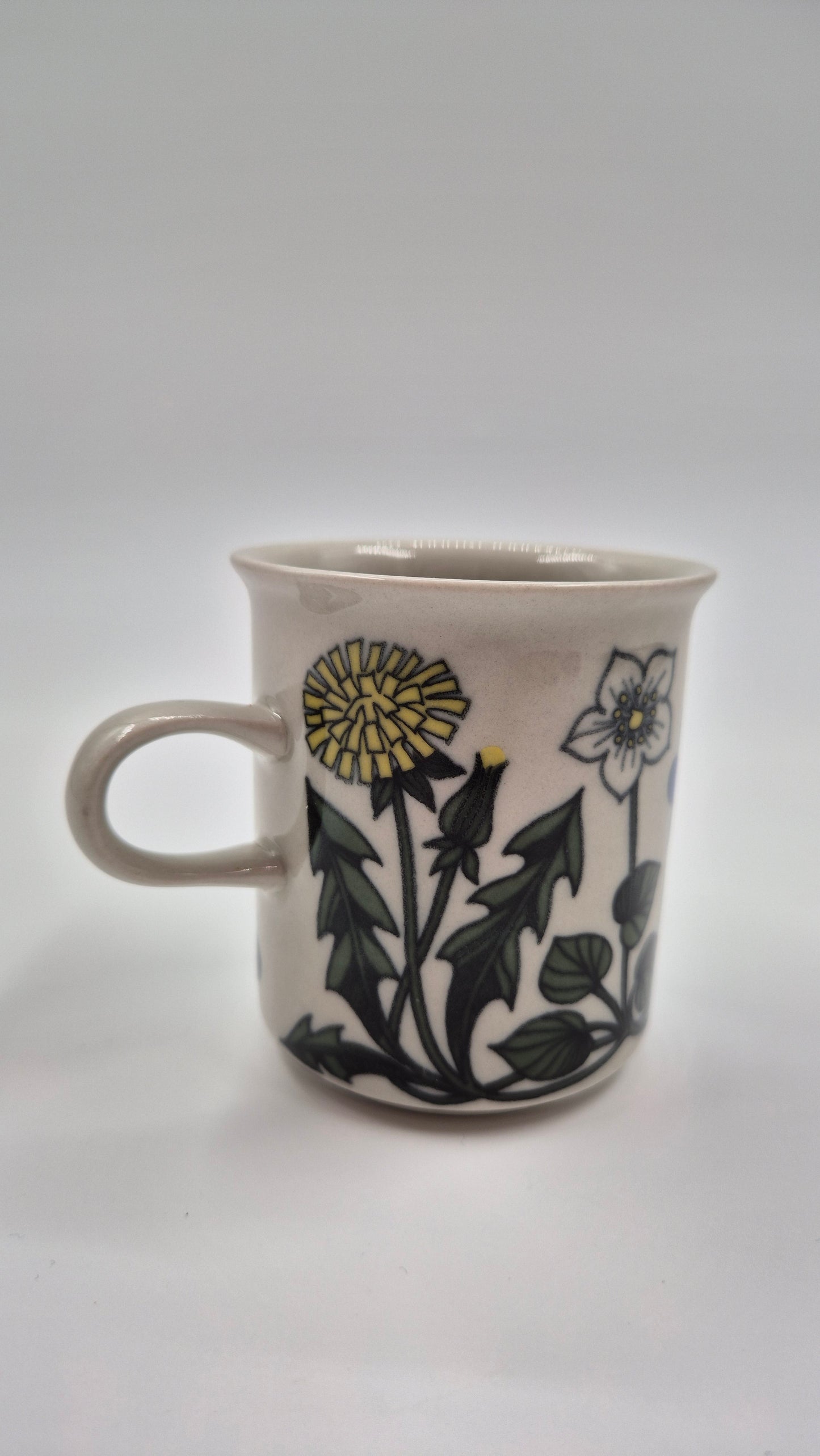 Vintage Arabia Finland Flora Coffee Cup & Saucer - Esteri Tomula