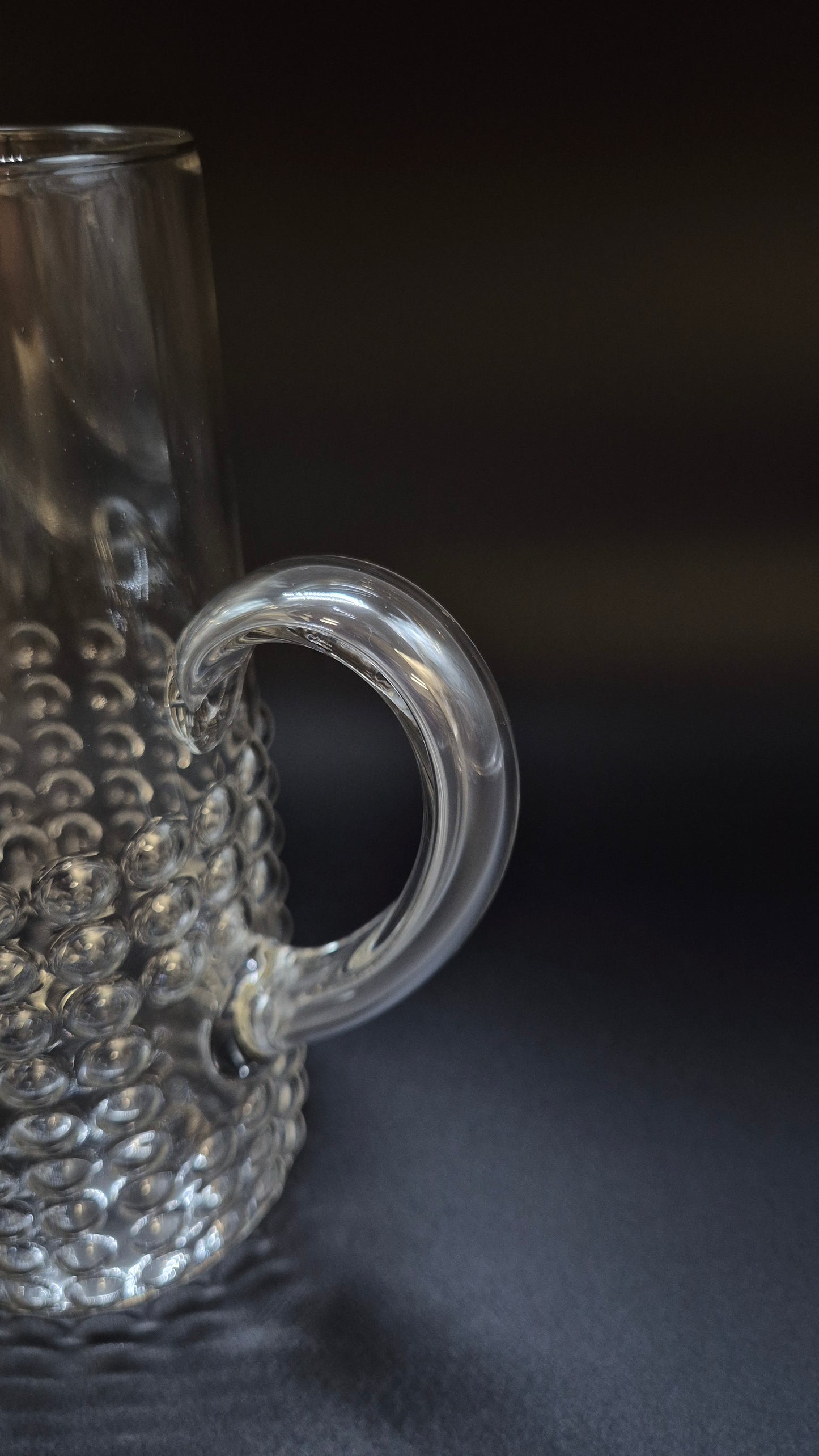 Riihimäen Lasi Grappo Pitcher, Nanny Still, Finnish Vintage Glass