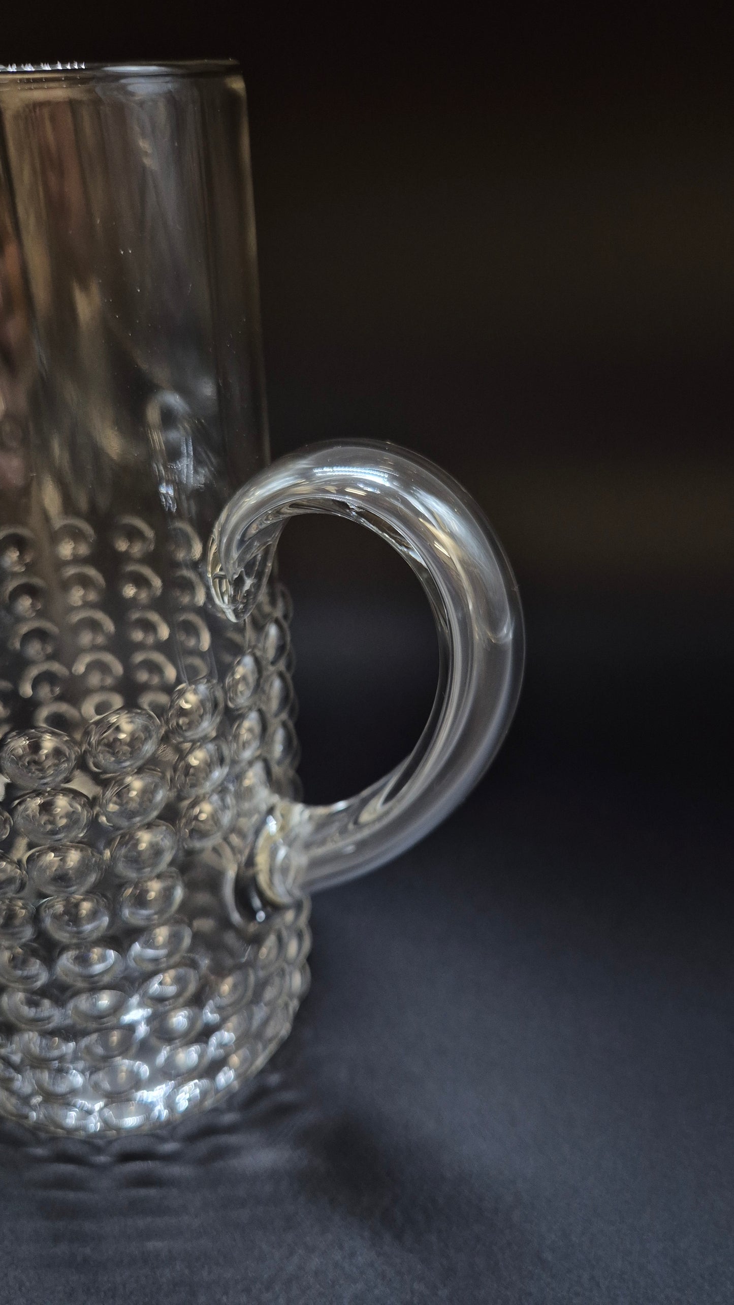 Riihimäen Lasi Grappo Pitcher, Nanny Still, Finnish Vintage Glass
