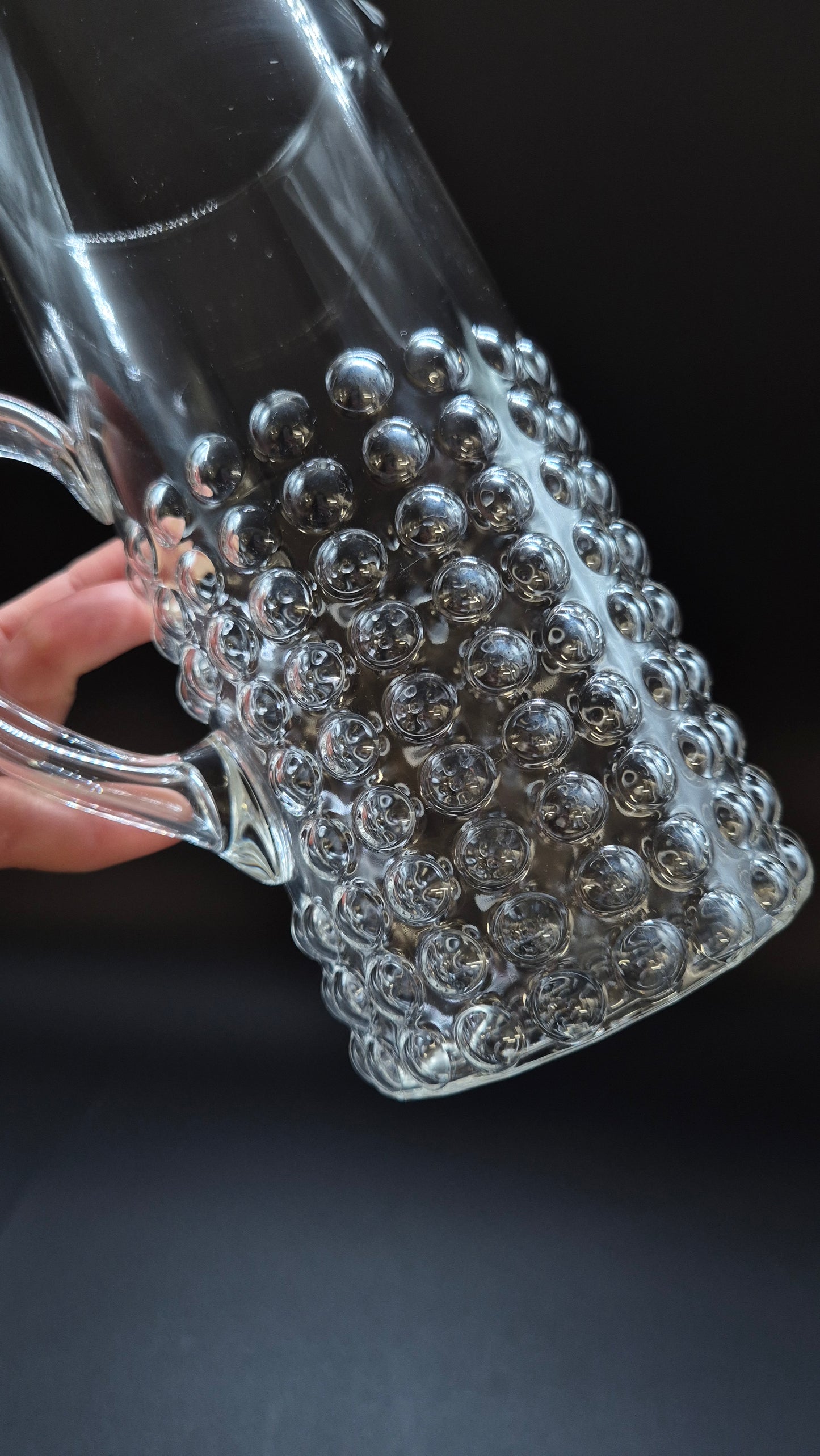 Riihimäen Lasi Grappo Pitcher, Nanny Still, Finnish Vintage Glass