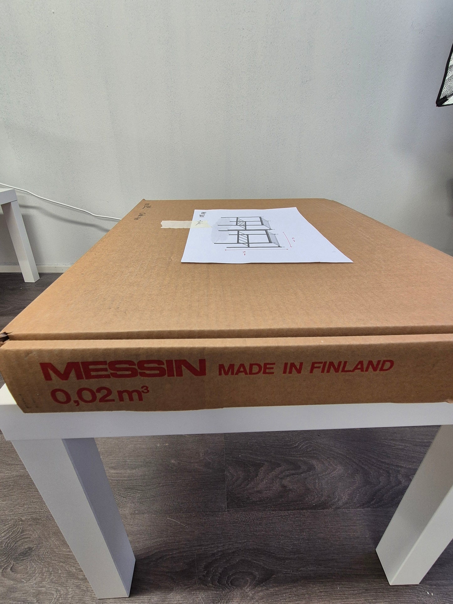 Vintage Finnish Side Tables (Pair) - Black Metal, Glass & Brass Details