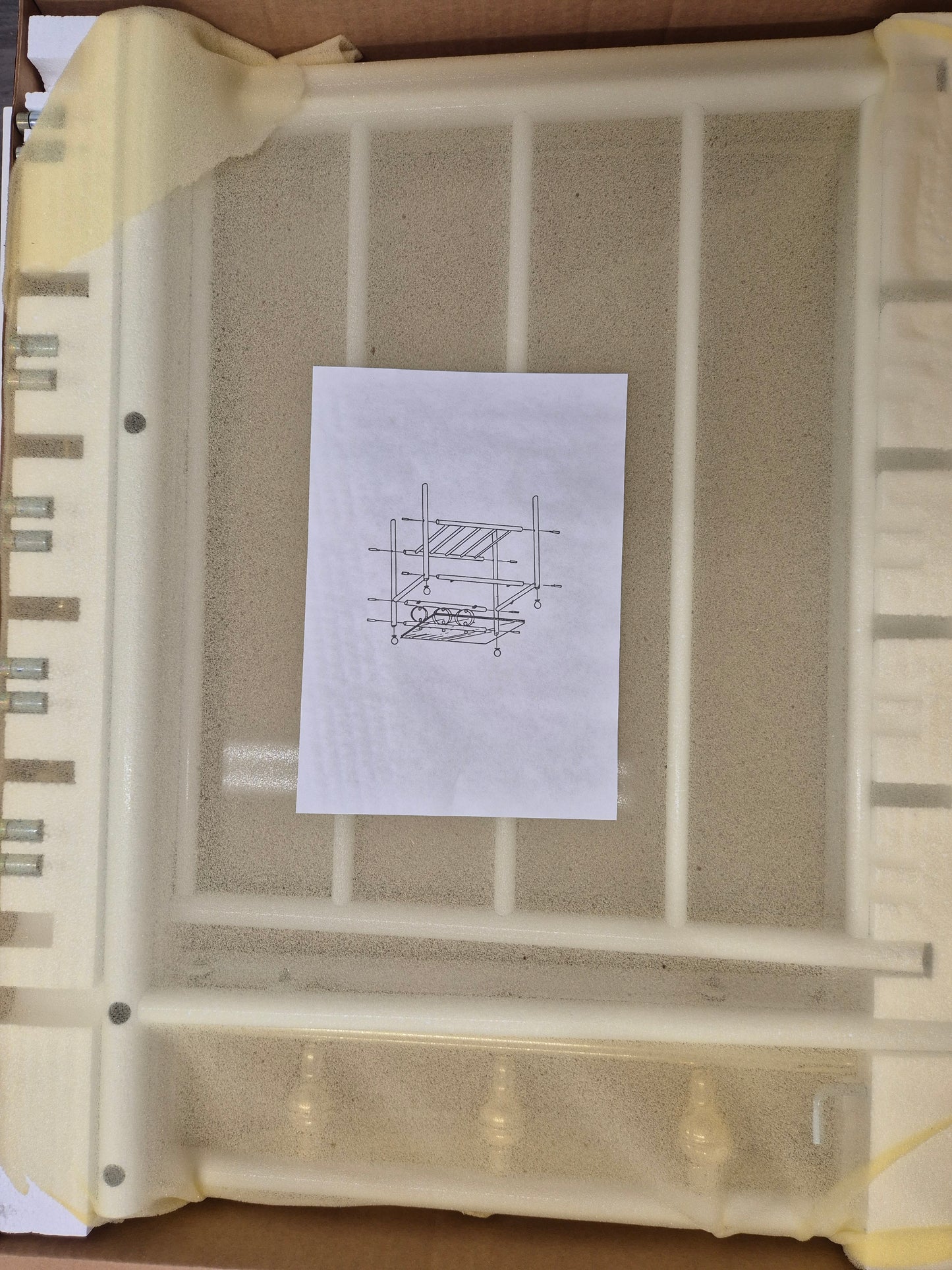 Vintage Finnish Side Tables (Pair), Glass & Metal with Brass Details