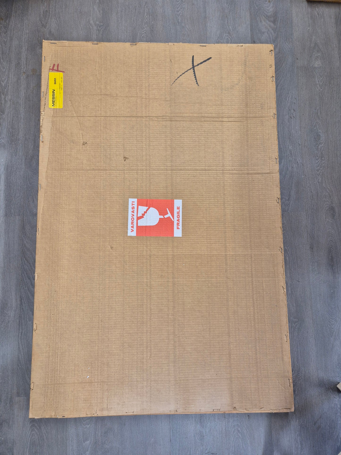 Vintage Finnish Headboard with Brass Detail by Messin Oy