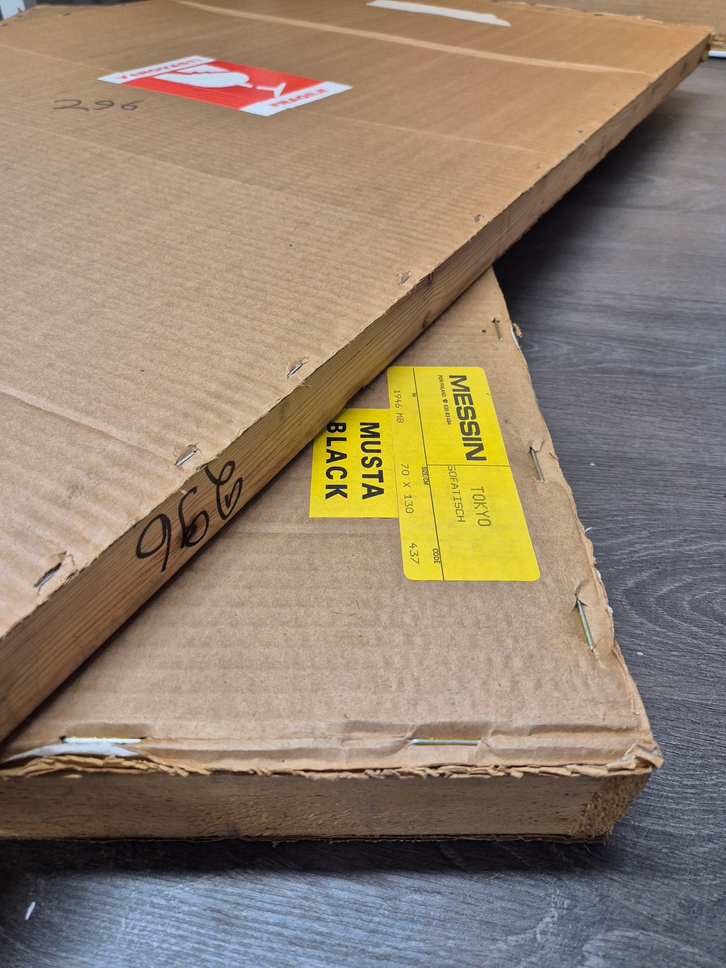 Tokyo Table – Rare Finnish Vintage Table by Messin Oy | Japanese-Inspired Design | Unused, Original Packaging | c. 1970s