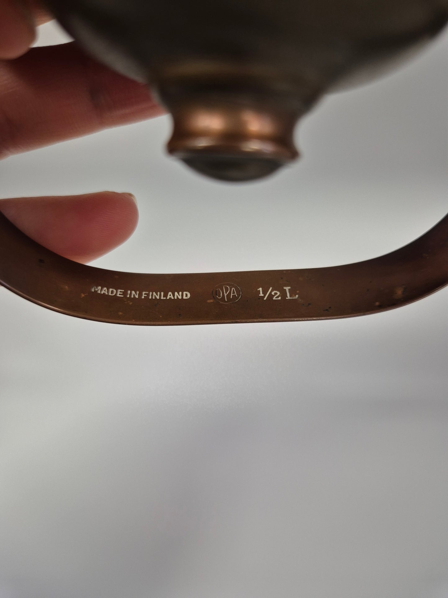 Vintage Opa Copper Tea Pot – 0.5 Liter | Scandinavian Handcrafted Cookware