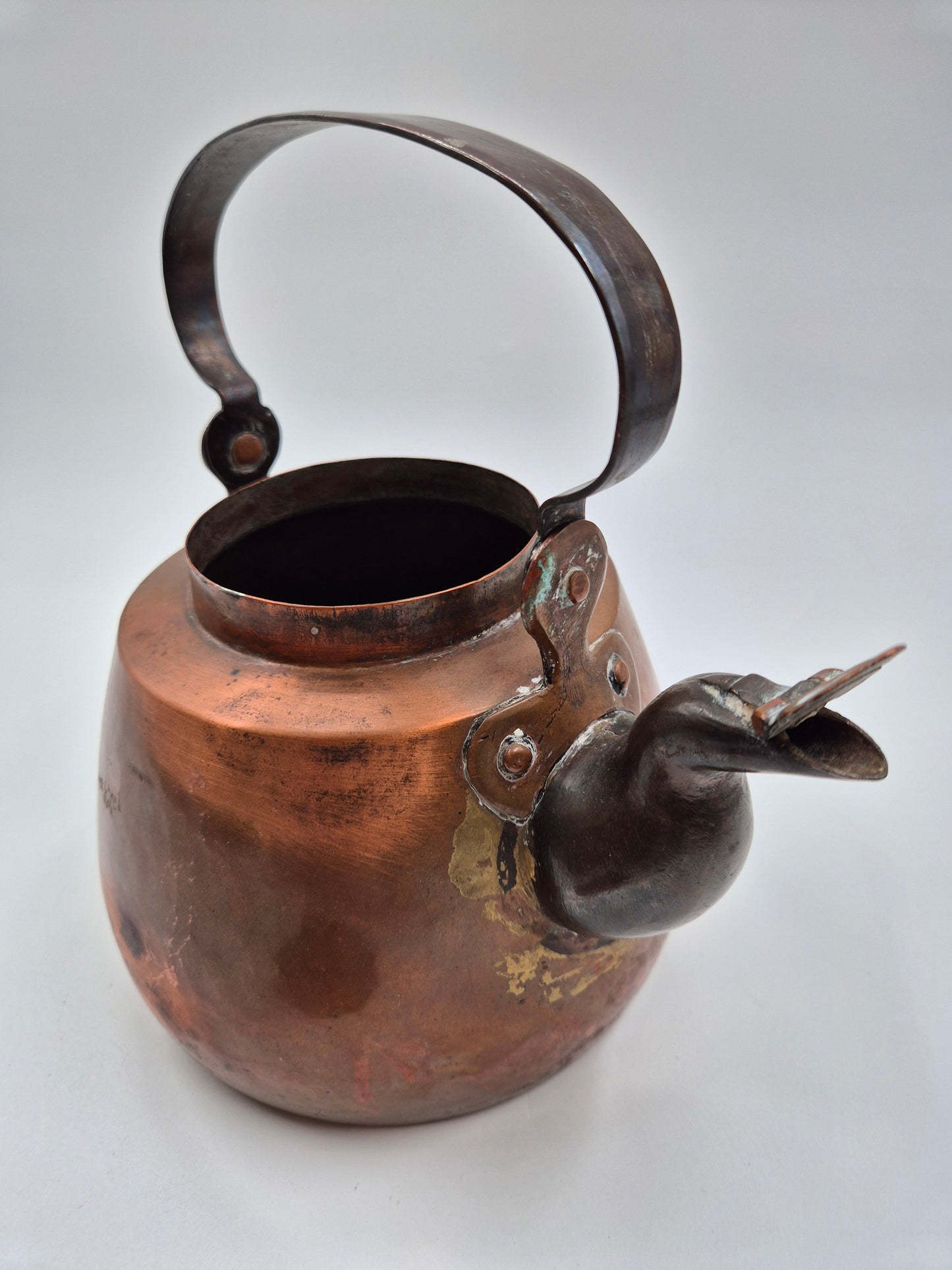 Bouilloire vintage en cuivre – Capacité 1 litre | Charme rustique classique