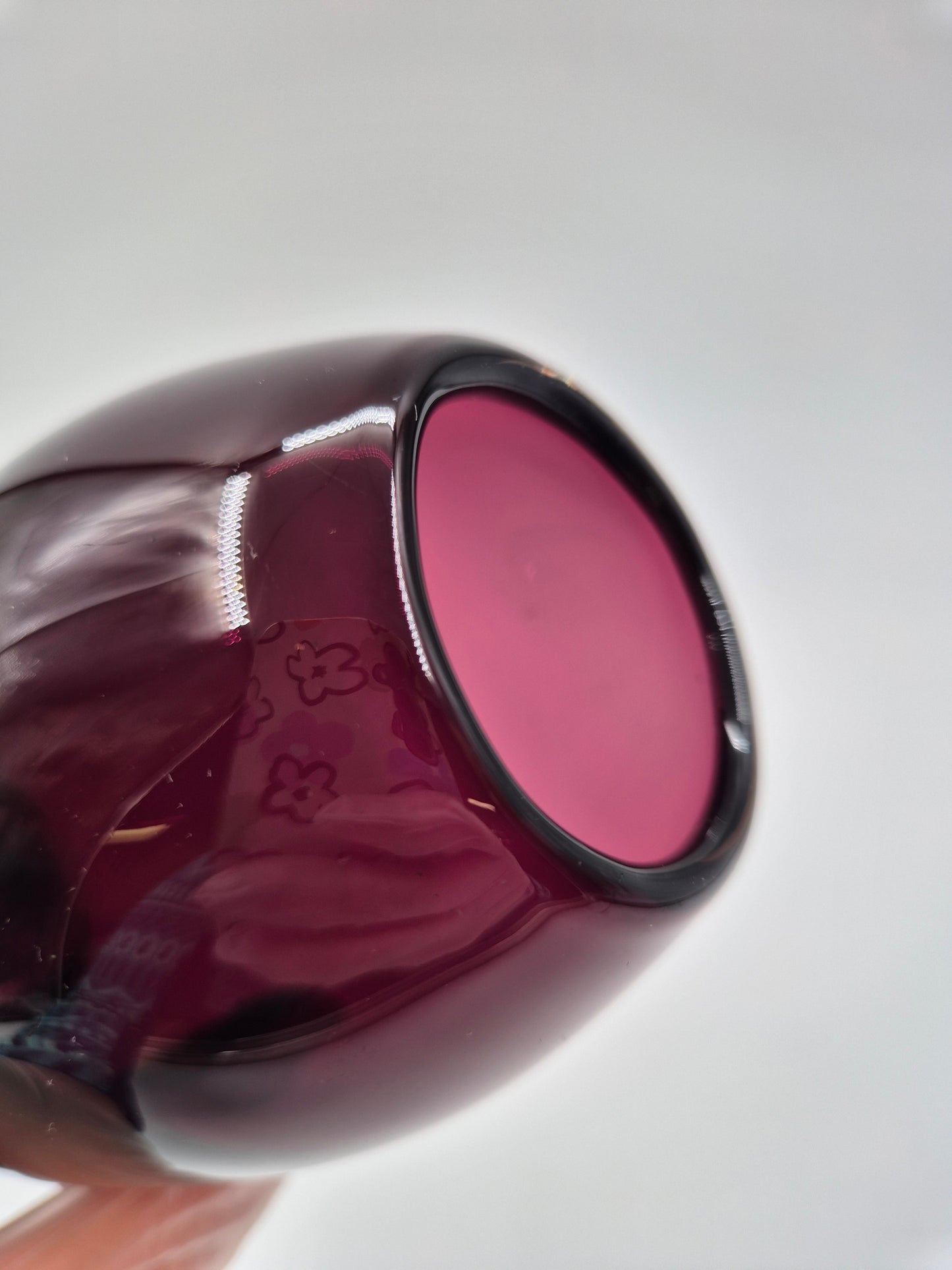 Aimo Okkolin "Nimipäivä" Vase – Signed Mid-Century Finnish Art Glass