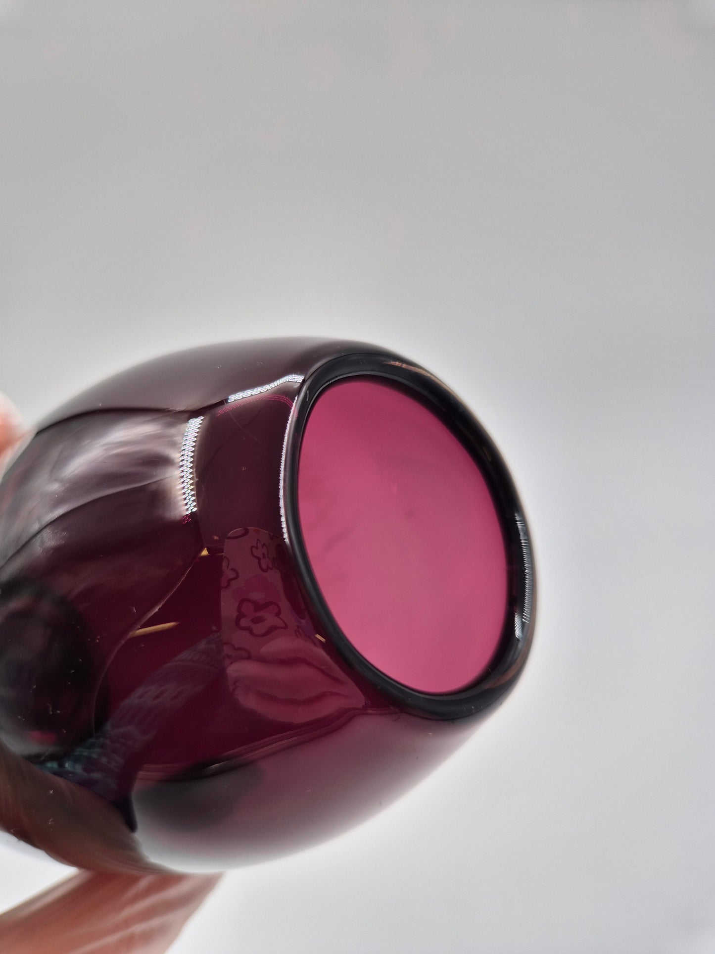 Aimo Okkolin "Nimipäivä" Vase – Signed Mid-Century Finnish Art Glass