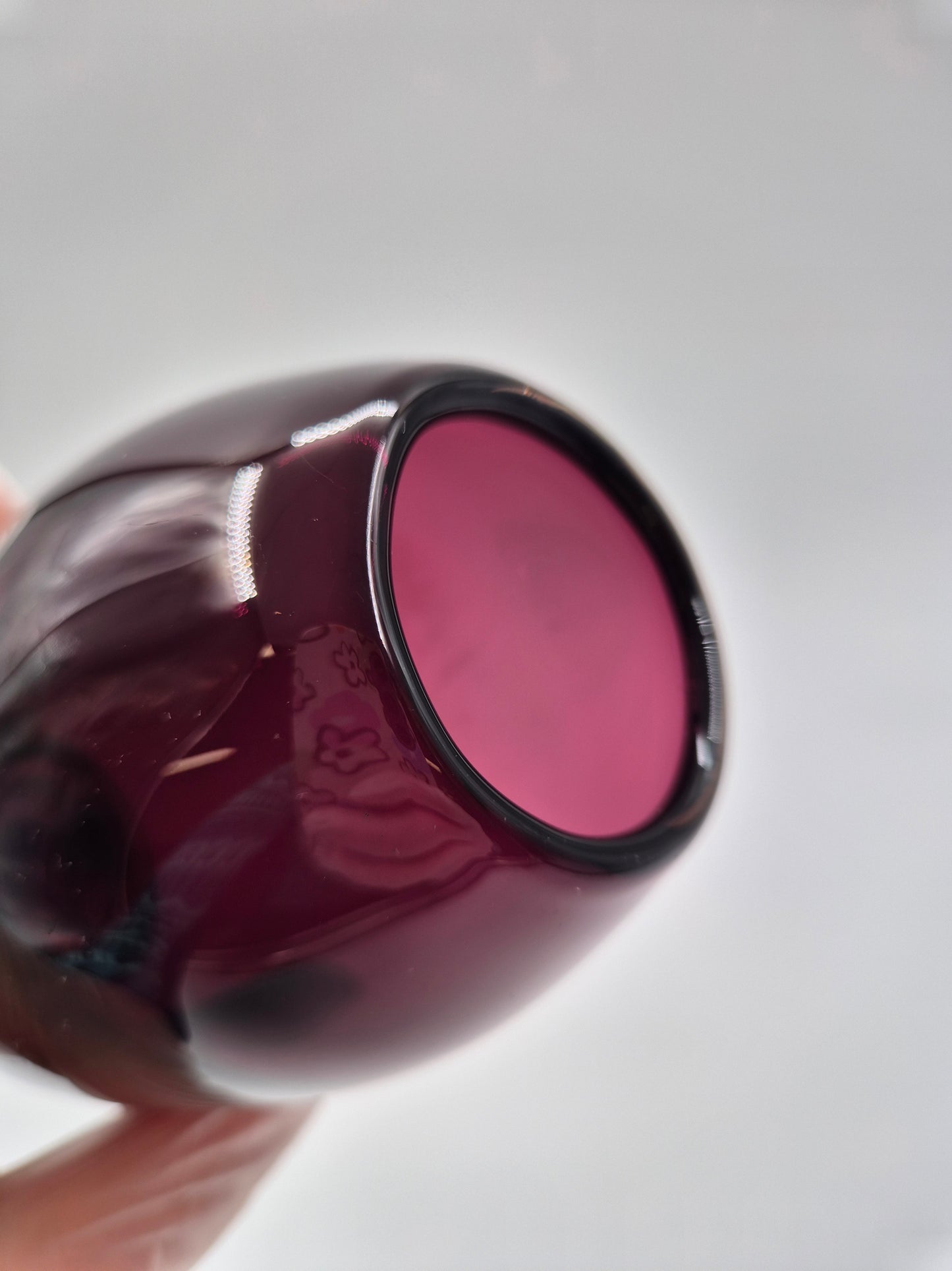 Aimo Okkolin "Nimipäivä" Vase – Signed Mid-Century Finnish Art Glass