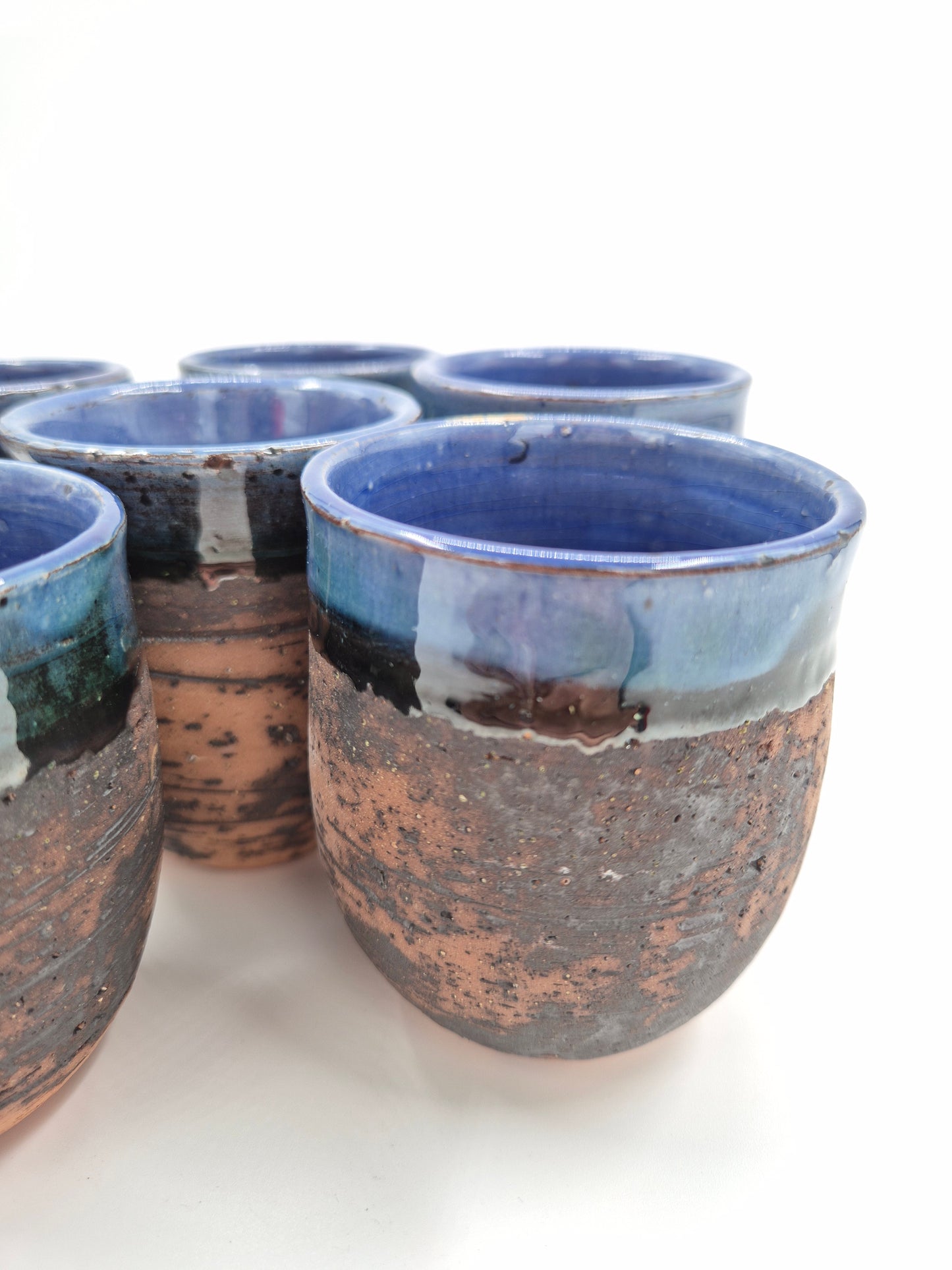Szilasi Keramik Visby Pitcher Set – Rustic Blue Glaze