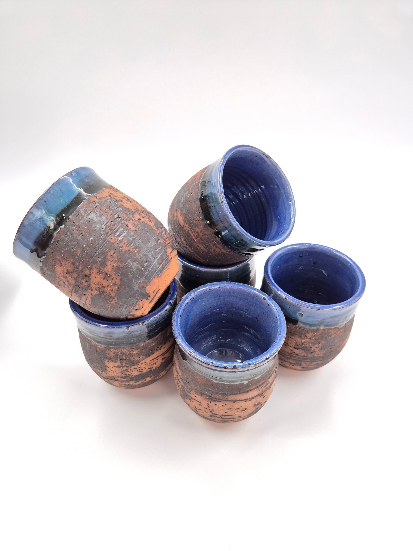 Szilasi Keramik Visby Pitcher Set – Rustic Blue Glaze