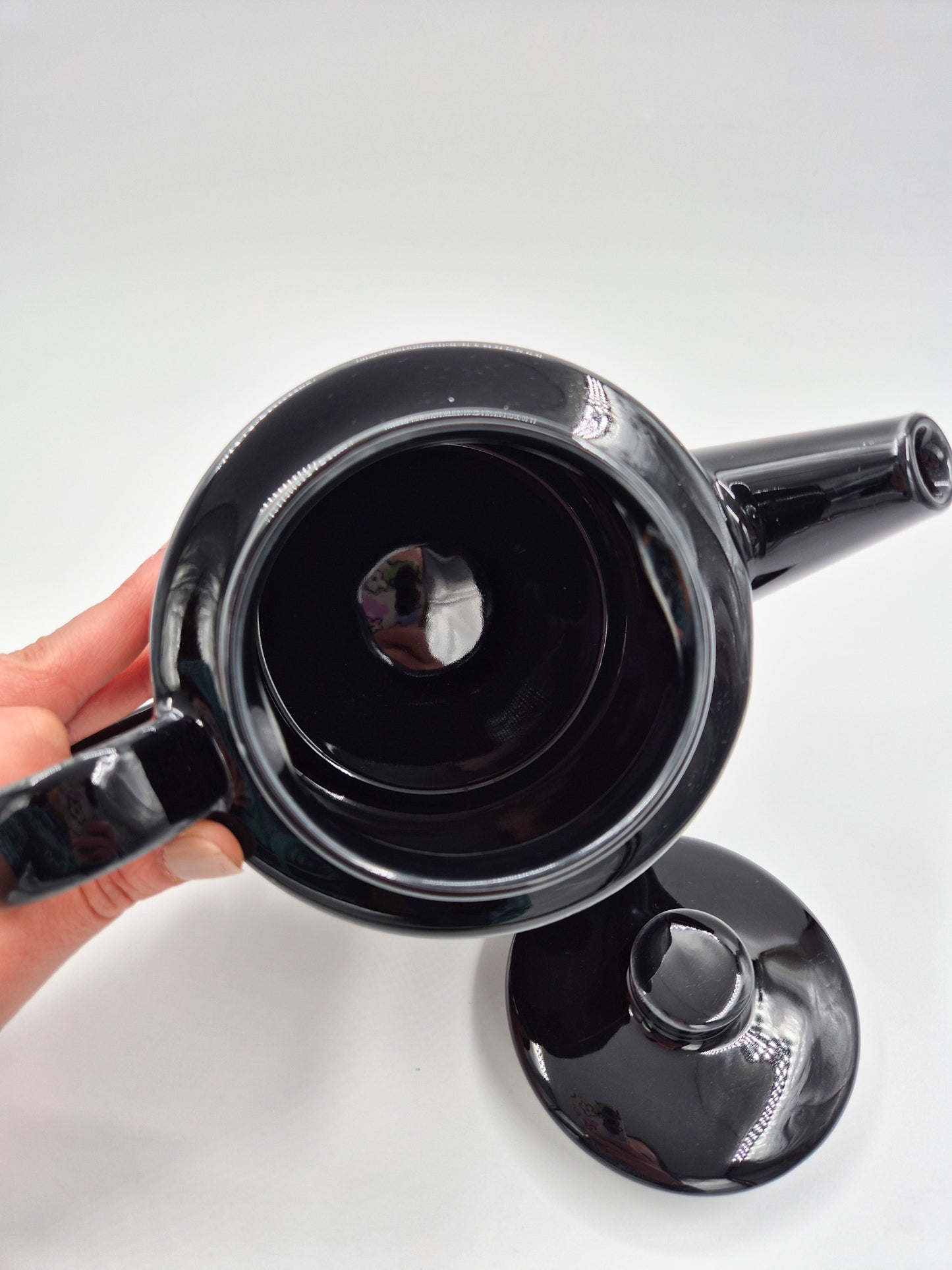 Arabia Kilta Black Pitcher – Kaj Franck – Vintage Finnish Modernist Ceramic