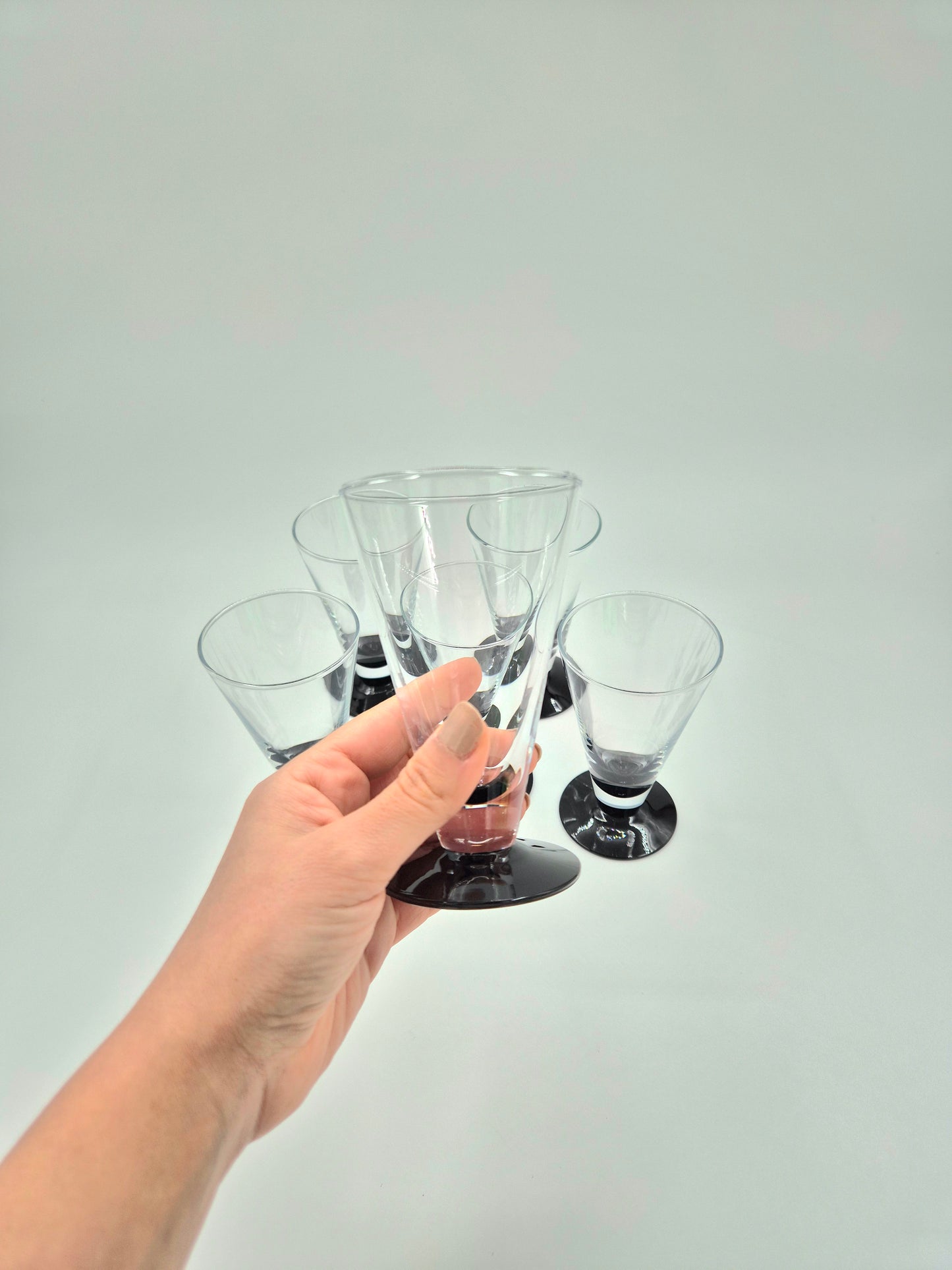 Set of 6 Nuutajärvi Kippan Glasses by Markku Salo