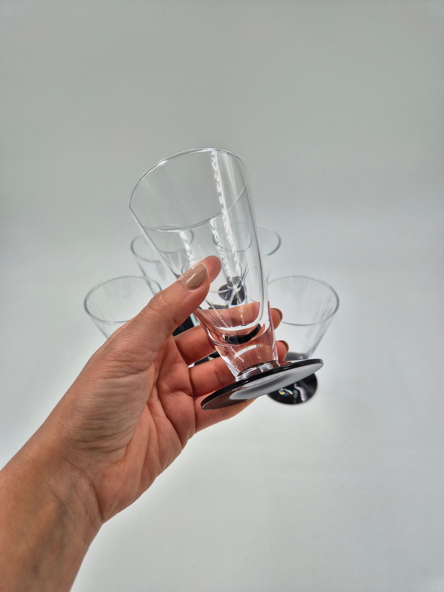 Set of 6 Nuutajärvi Kippan Glasses by Markku Salo