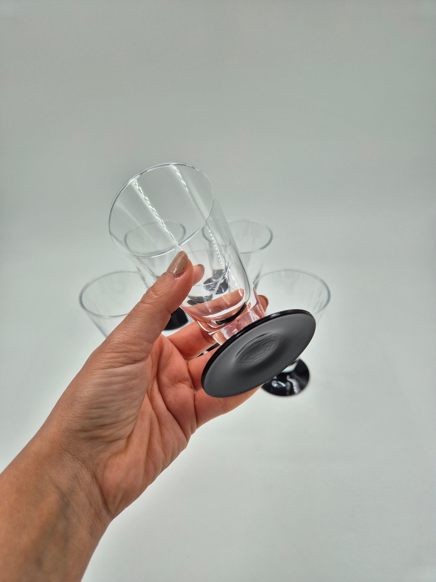 Set of 6 Nuutajärvi Kippan Glasses by Markku Salo