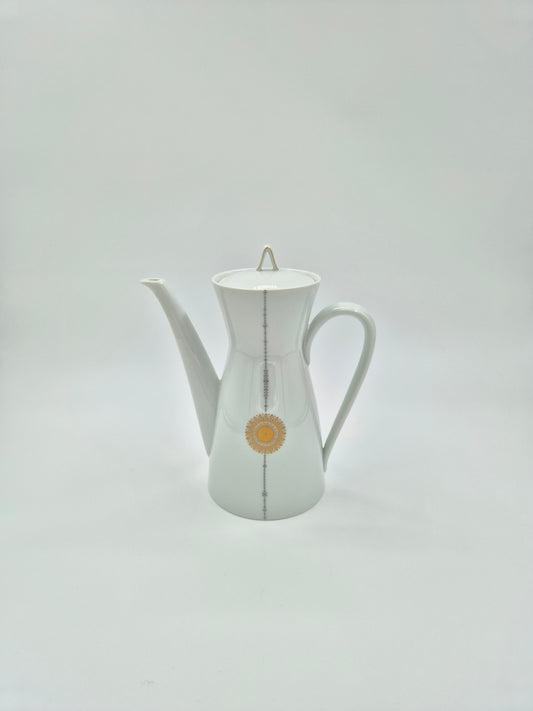 Vintage Rosenthal Coffee Pot with Lid – Midnight Sun by Tapio Wirkkala