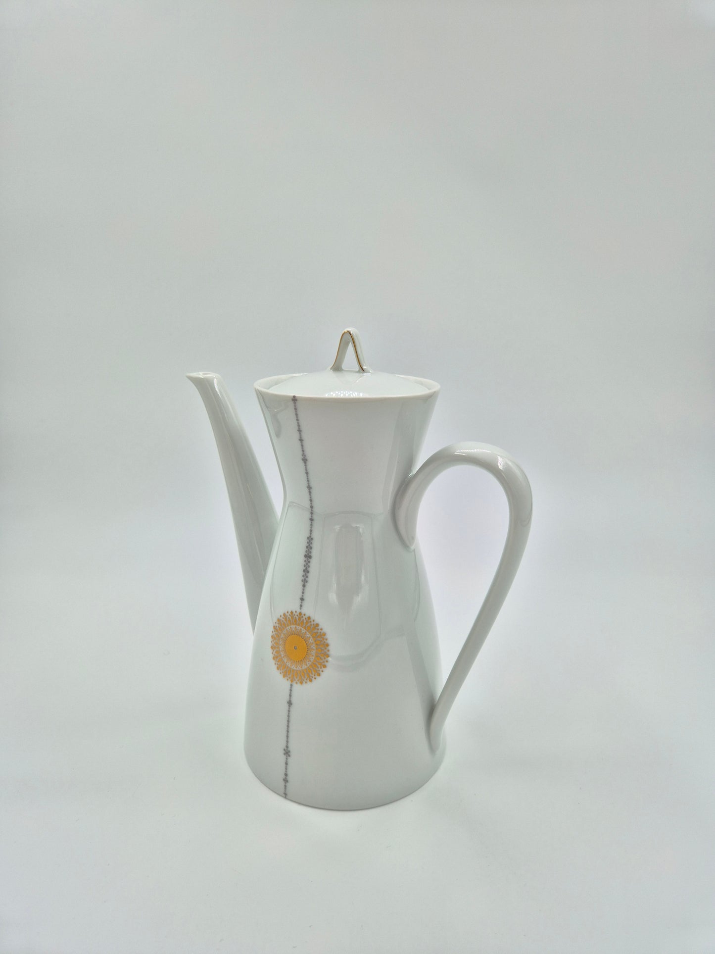 Vintage Rosenthal Coffee Pot with Lid – Midnight Sun by Tapio Wirkkala
