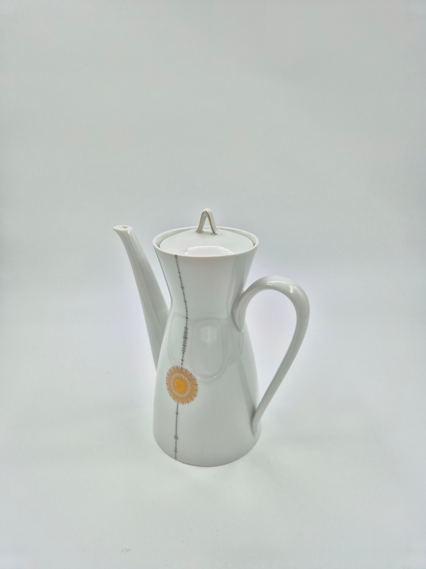 Vintage Rosenthal Coffee Pot with Lid – Midnight Sun by Tapio Wirkkala