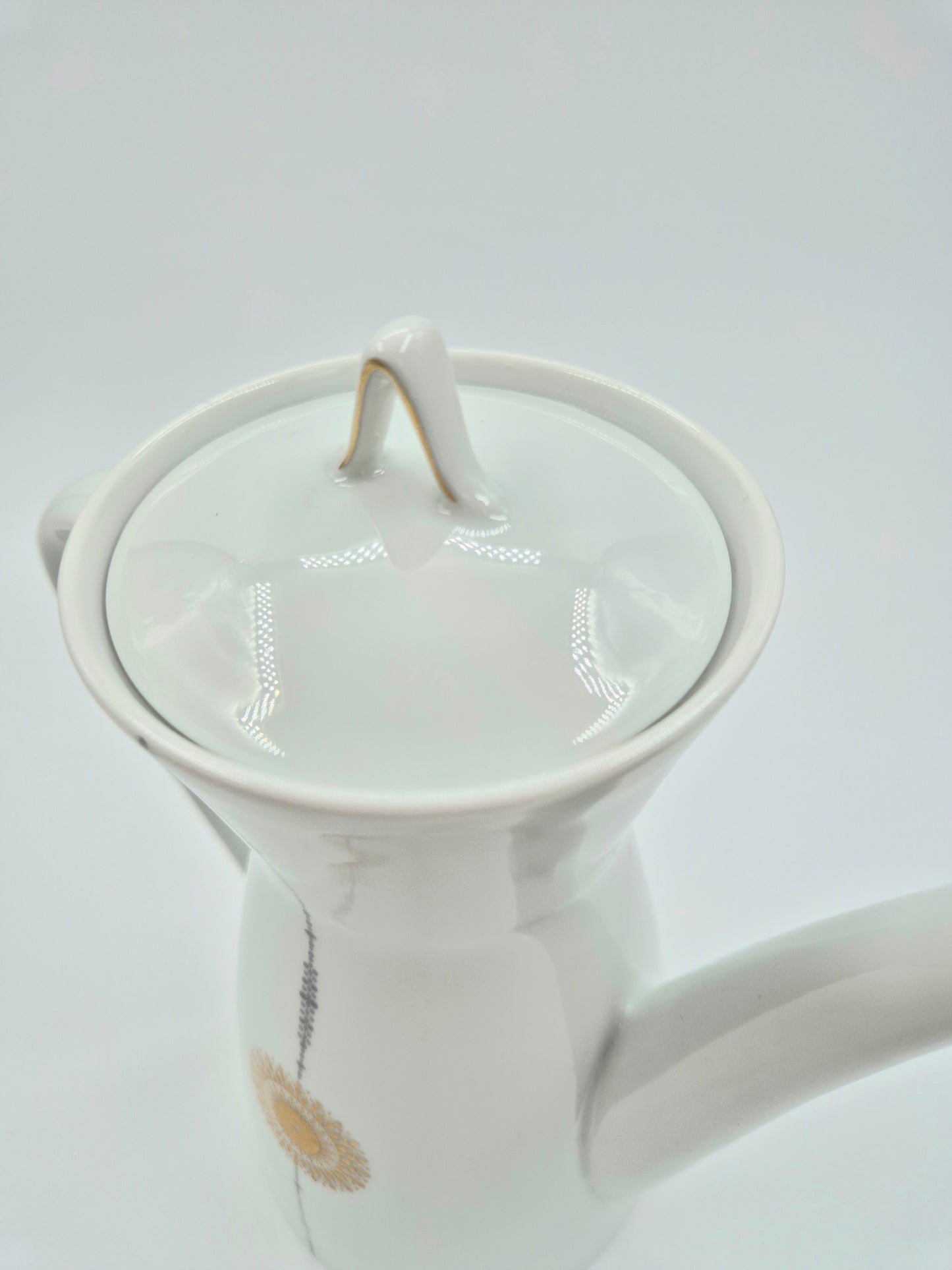 Vintage Rosenthal Coffee Pot with Lid – Midnight Sun by Tapio Wirkkala