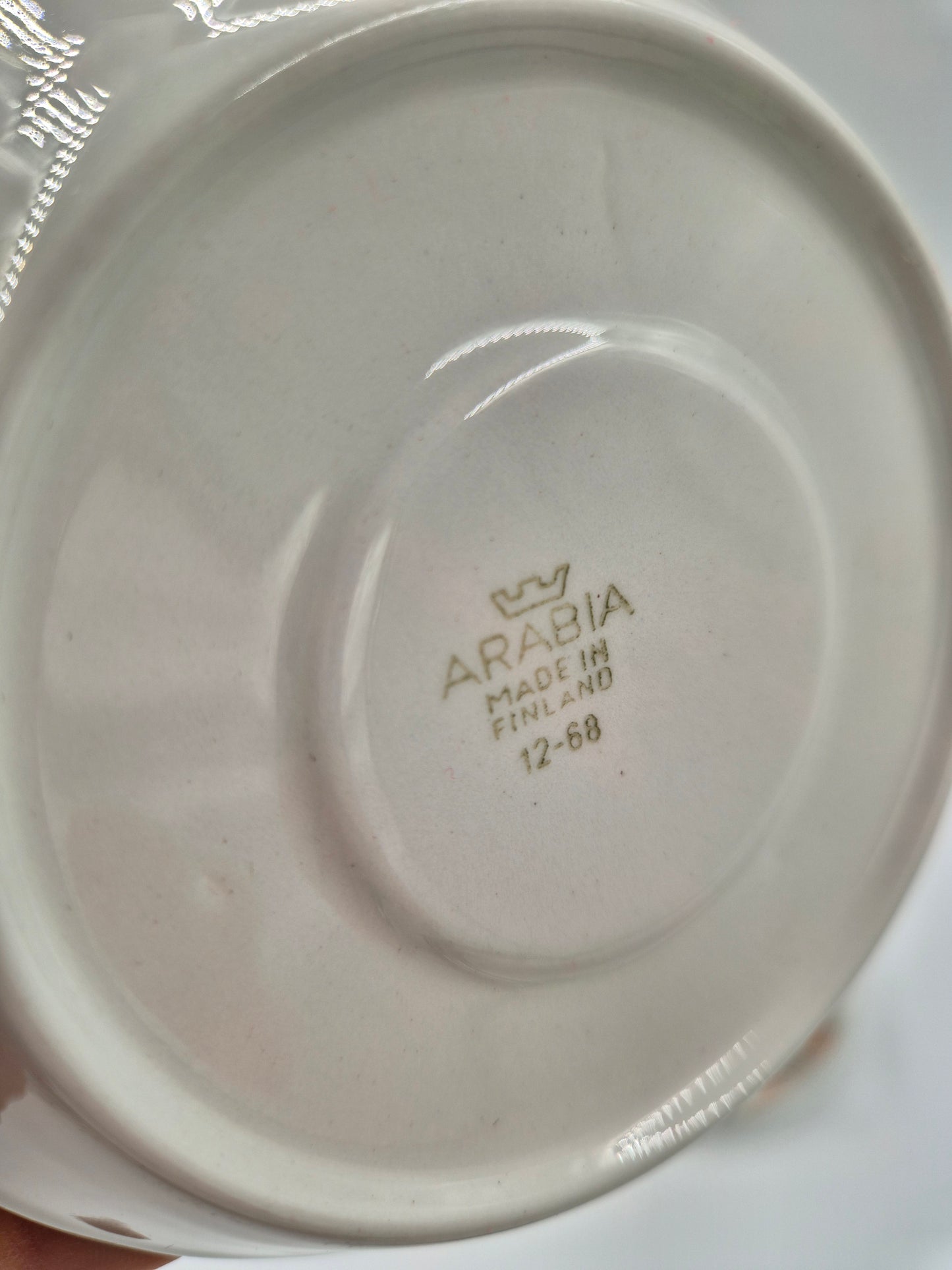 Vintage Arabia Espresso Cup and Saucer Set (Model E, Set of 6)