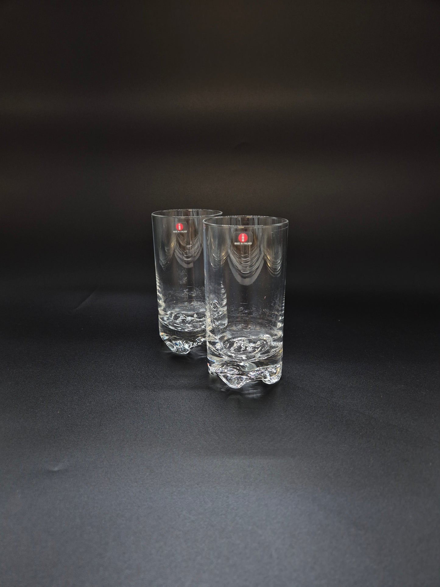 Pair of Iittala Gaissa Beer Glasses Tapio Wirkkala