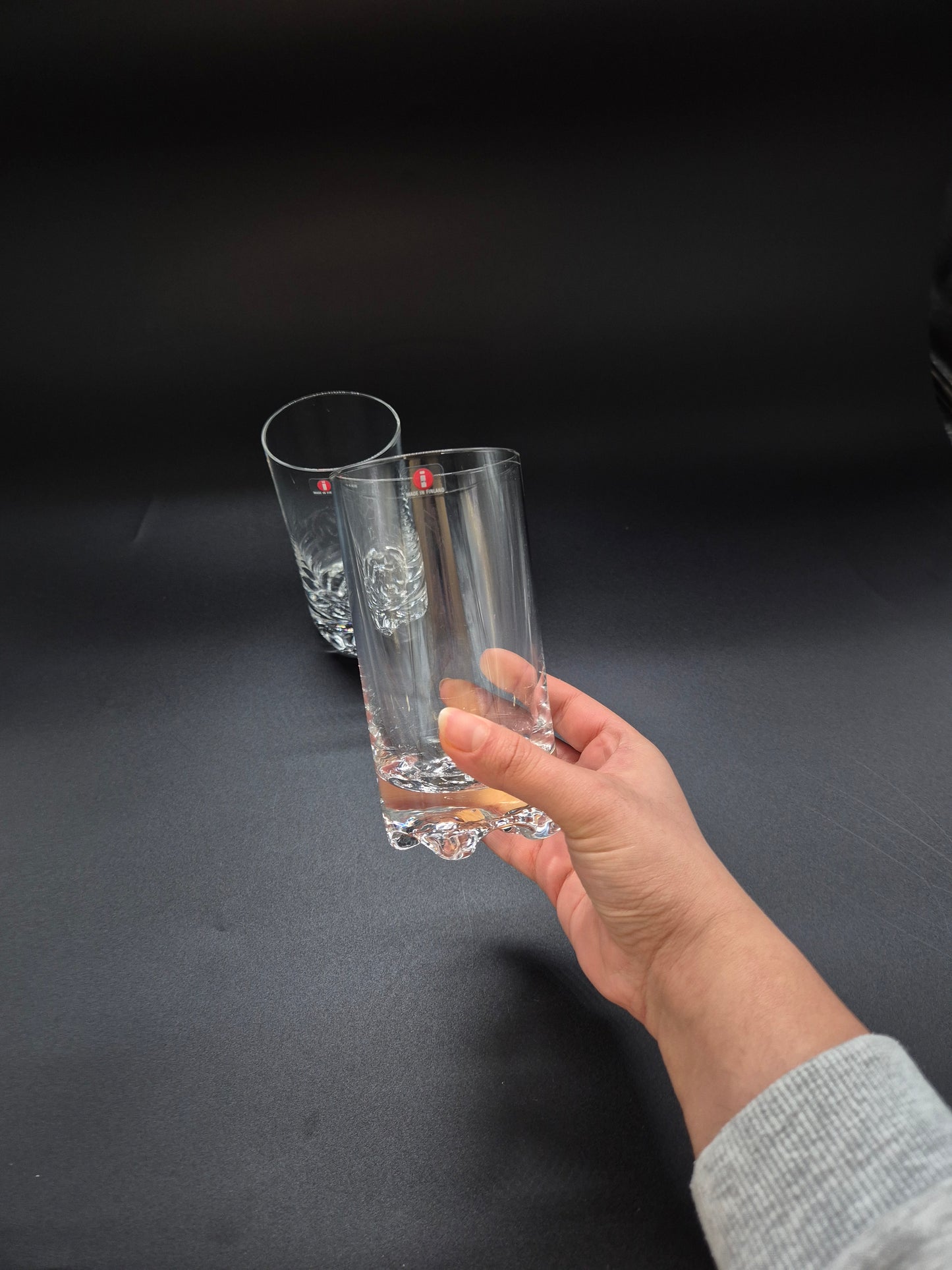 Pair of Iittala Gaissa Beer Glasses Tapio Wirkkala
