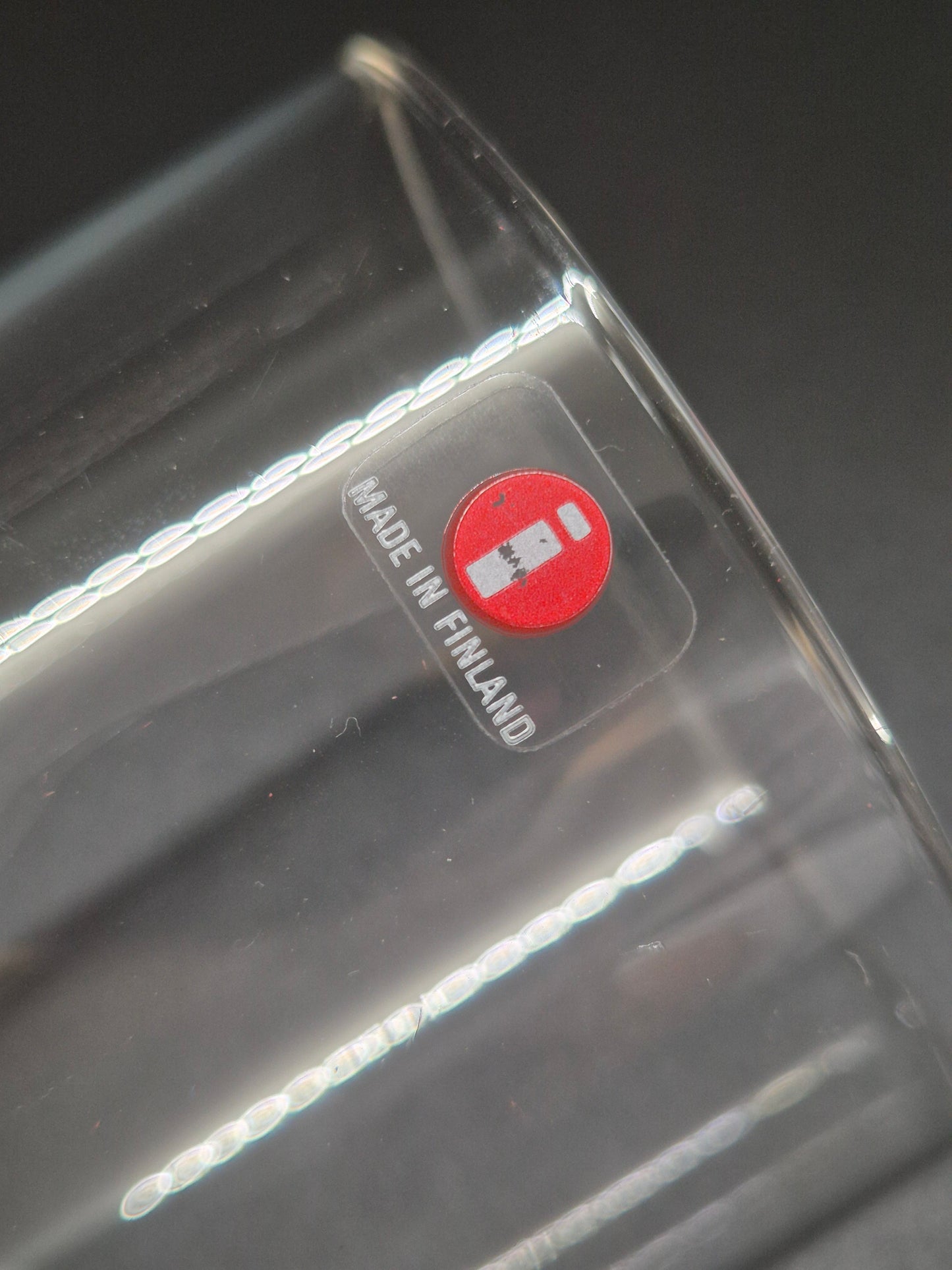 Pair of Iittala Gaissa Beer Glasses Tapio Wirkkala