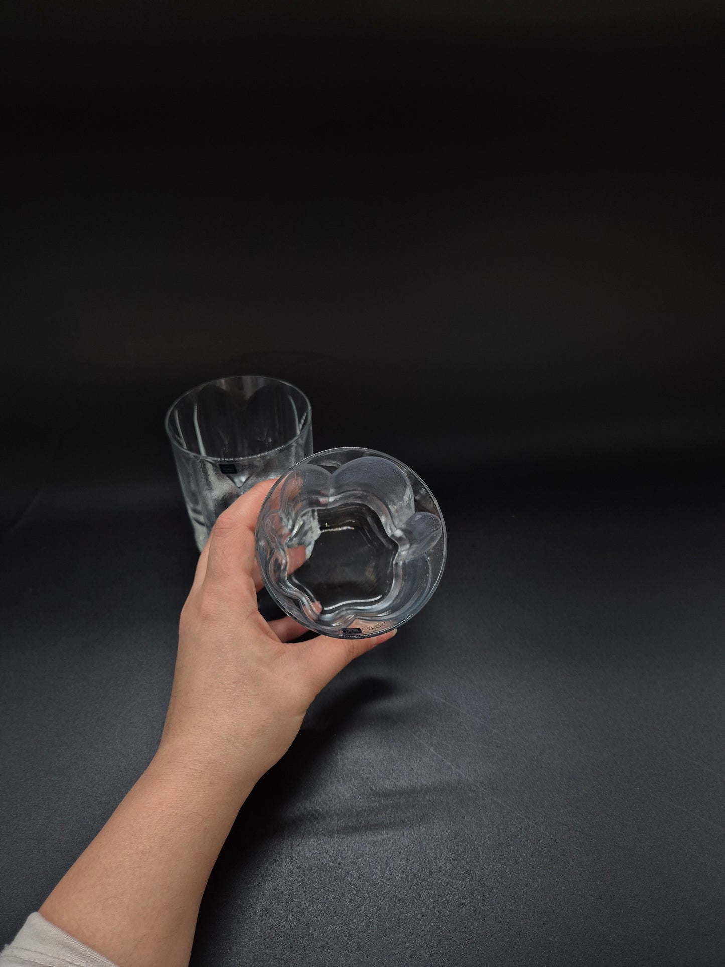 Set of 2 Romeo Drinking Glasses by Markku Salo - Finnish Crystal – Arabia Finland