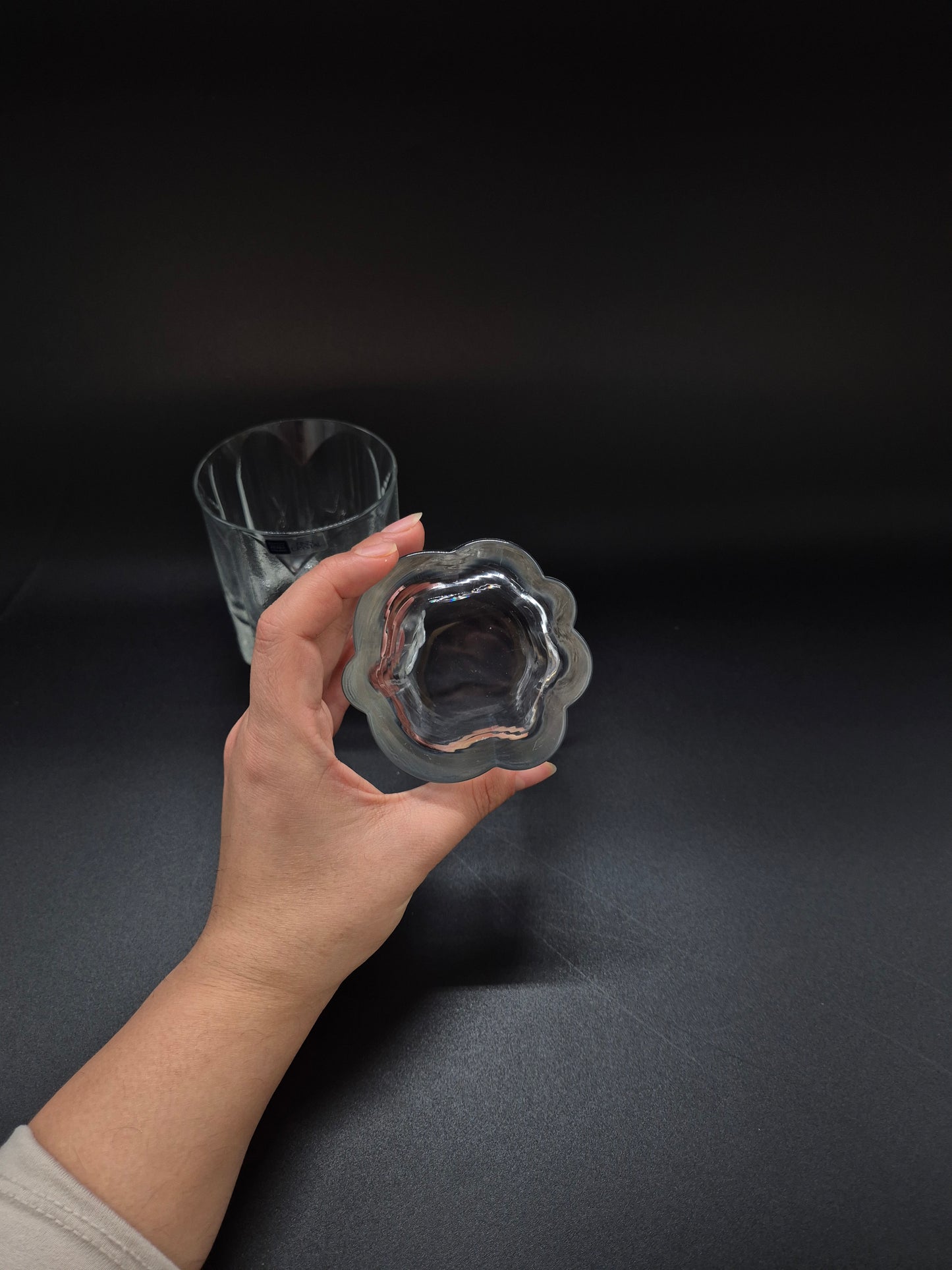 Set of 2 Romeo Drinking Glasses by Markku Salo - Finnish Crystal – Arabia Finland