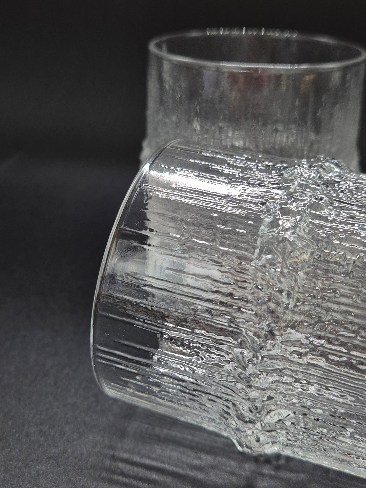 Set of 3 Iittala Niva Glasses by Tapio Wirkkala – Vintage Finnish Glass 8.5 cm
