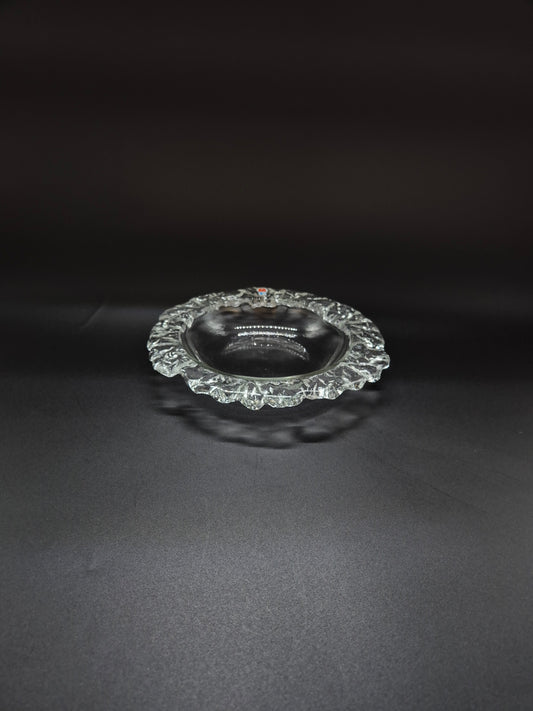 Humppila Lasi Serving Plate - Vintage Finnish Glass Platter