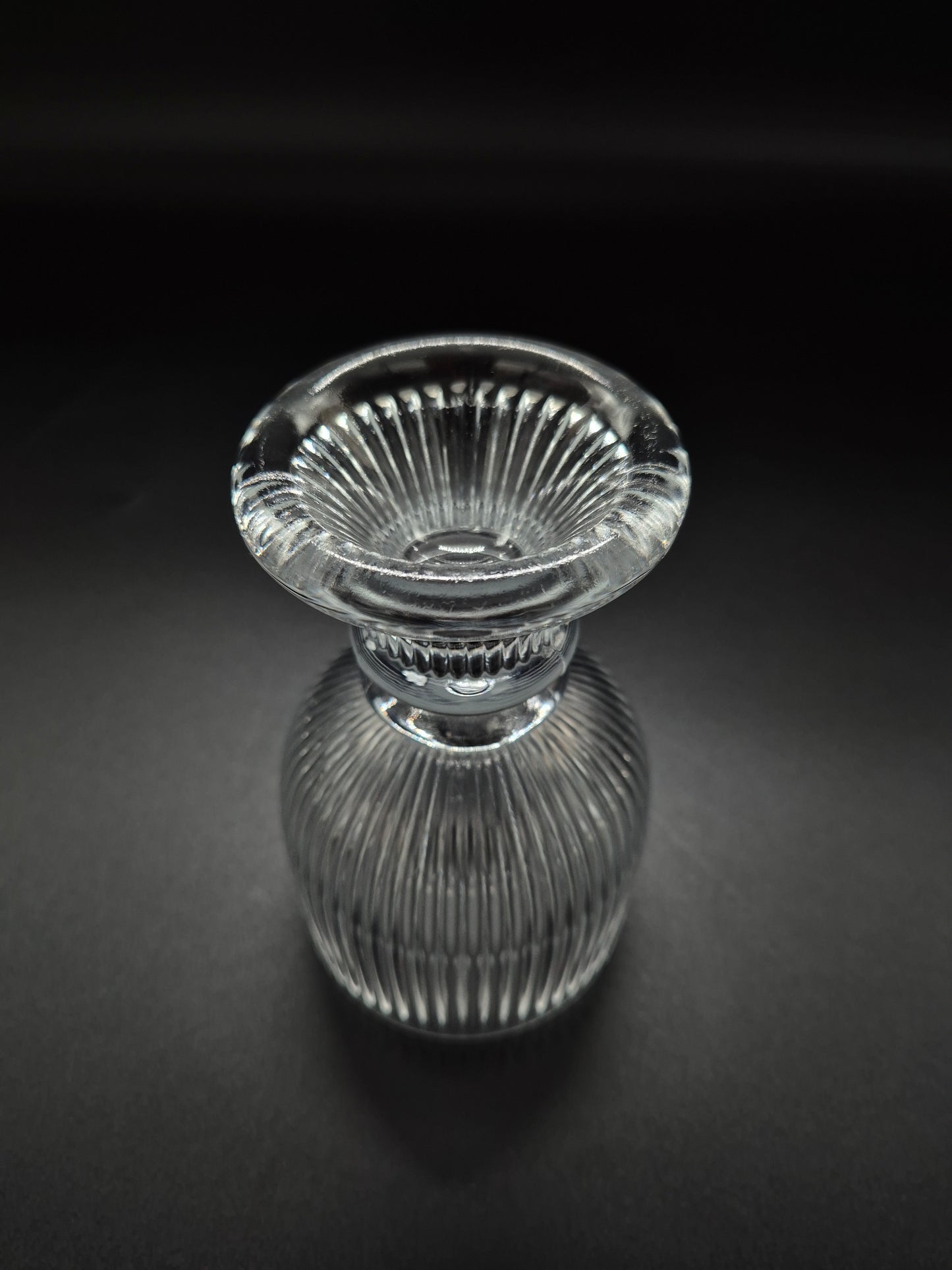 Set of 5 Iittala Viktor Glass by Valto Kokko Vintage Finnish Ribbed Glass 13.5 cm