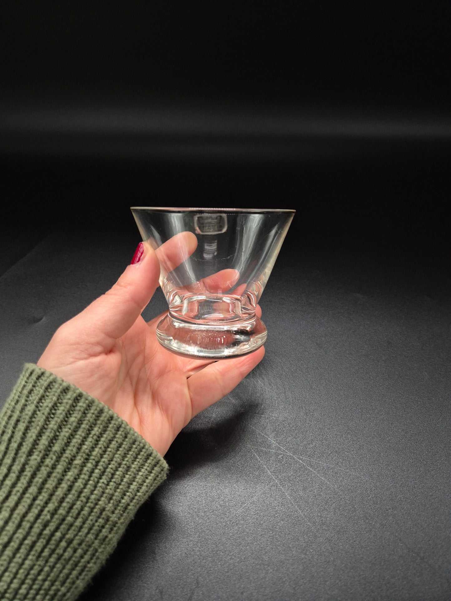 Set of 5 Arabia Nautica Glass by Inkeri Toikka Vintage Finnish Drinking Glass