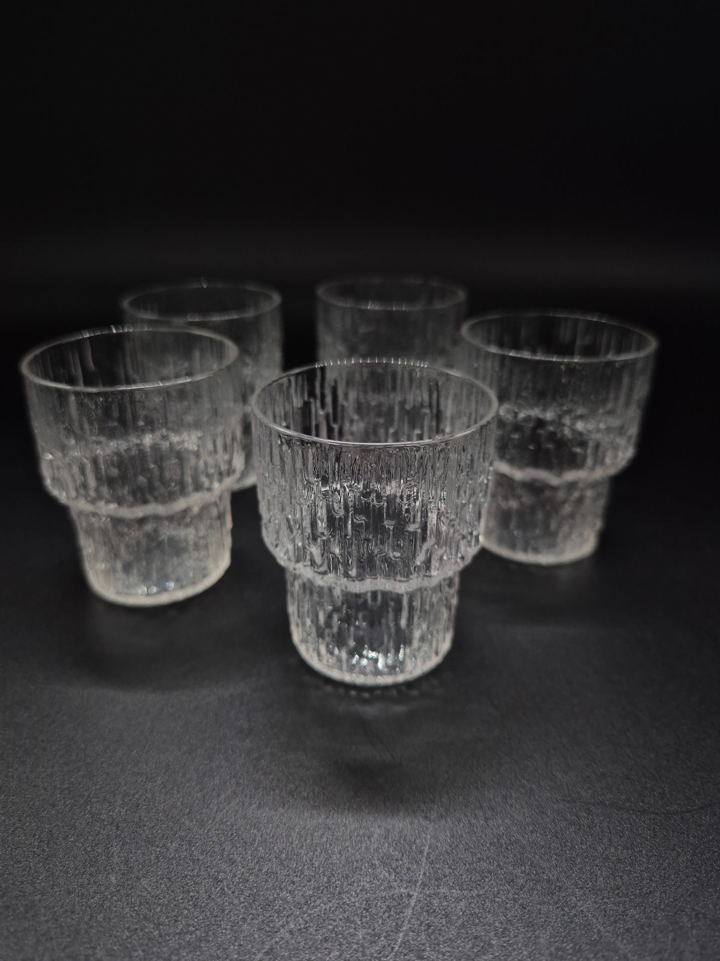 Set of 5 Iittala Paadar Snaps Glasses by Tapio Wirkkala